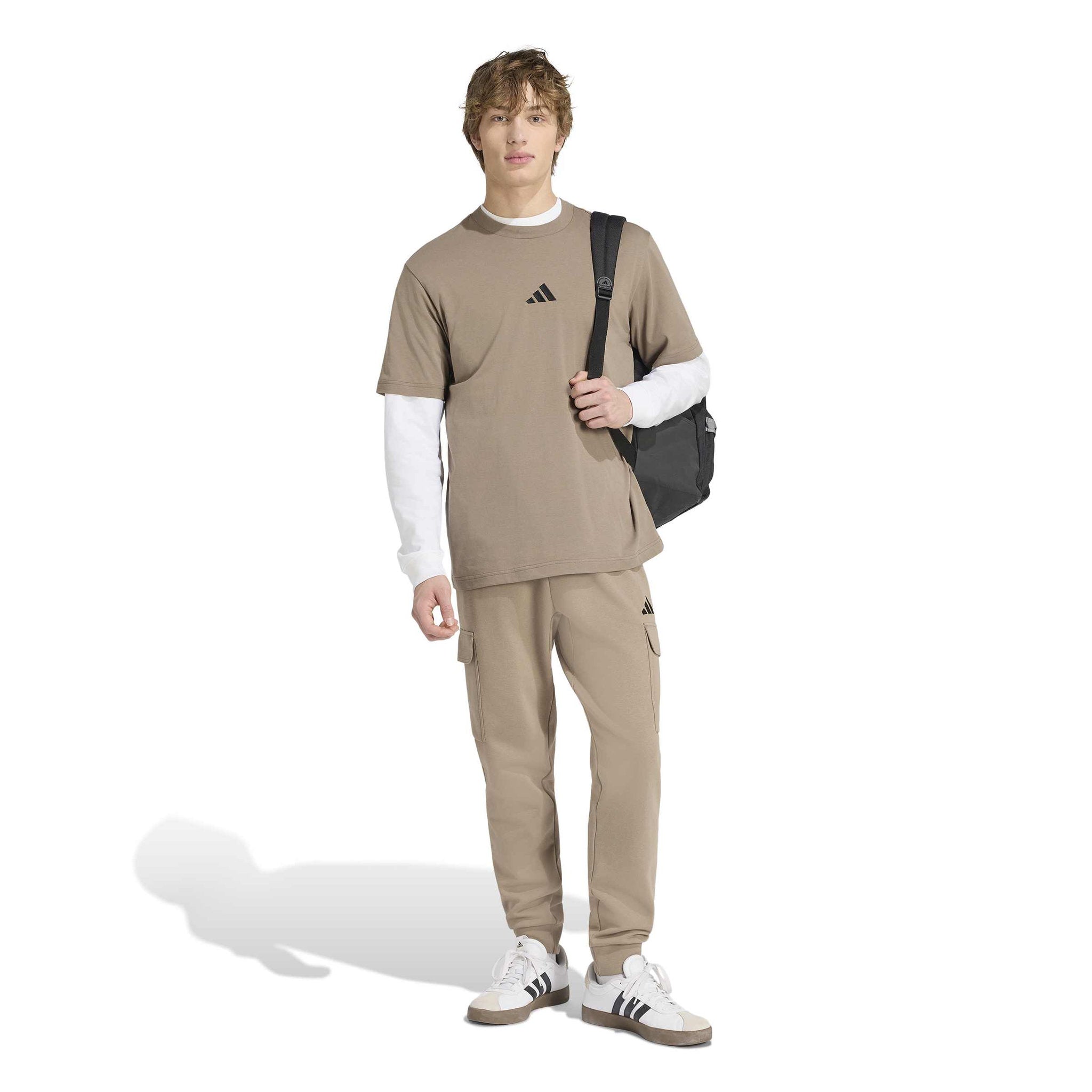 adidas Essentials Small Logo Single Jersey Mens Tee
