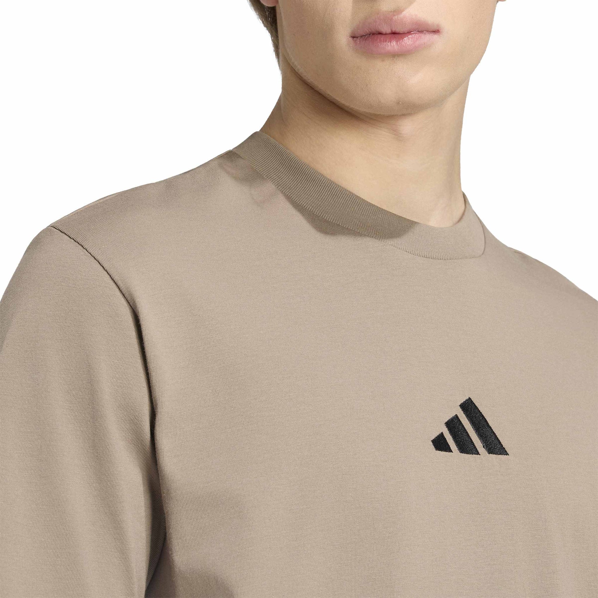 adidas Essentials Small Logo Single Jersey Mens Tee