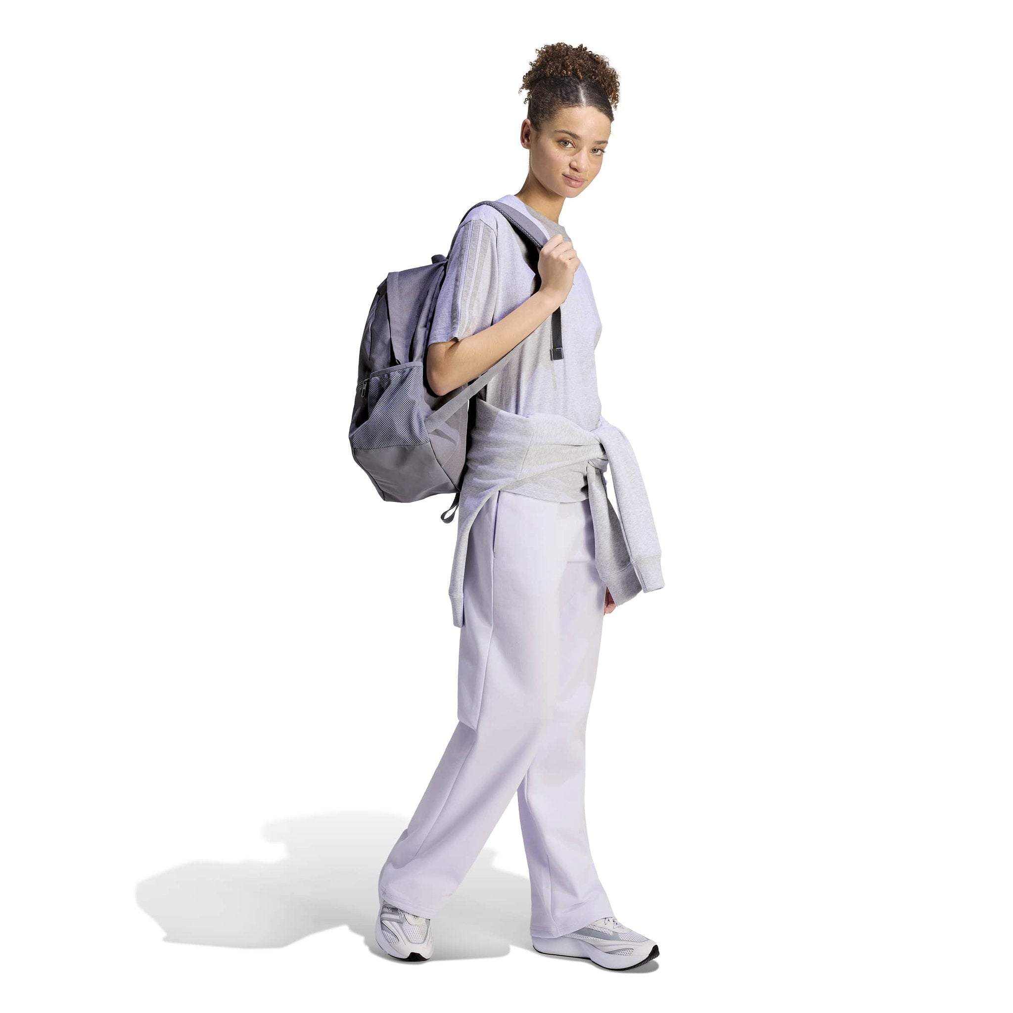 adidas Essentials Small Logo Feel Cozy Womens Open-Hem Joggers