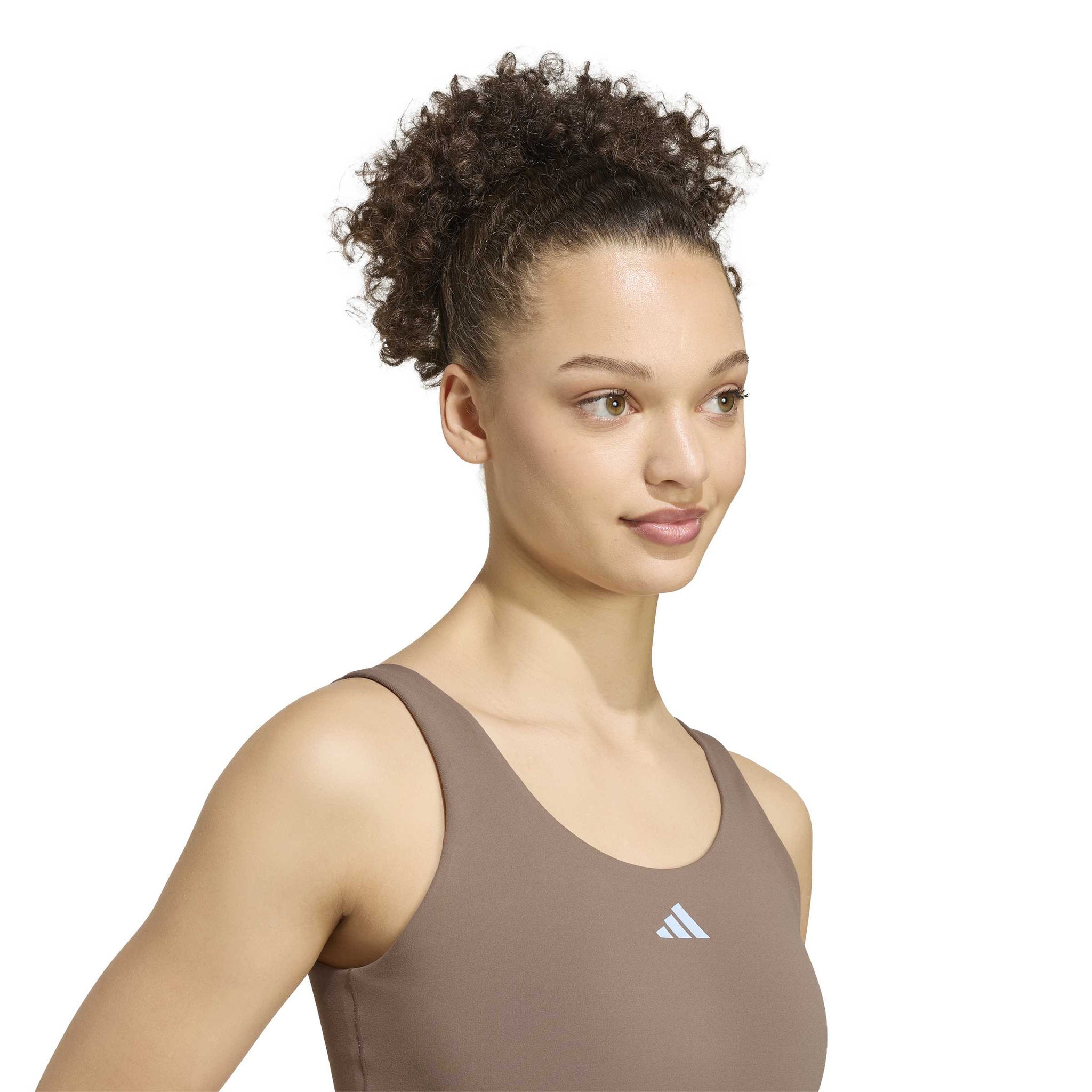 adidas 3 Stripes Studio All Me Light Support Womens Tank