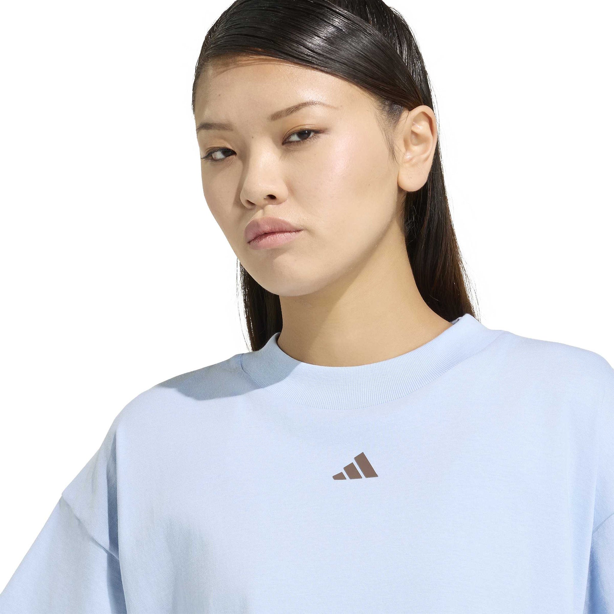 adidas 3 Stripes Studio Womens Boyfriend Tee