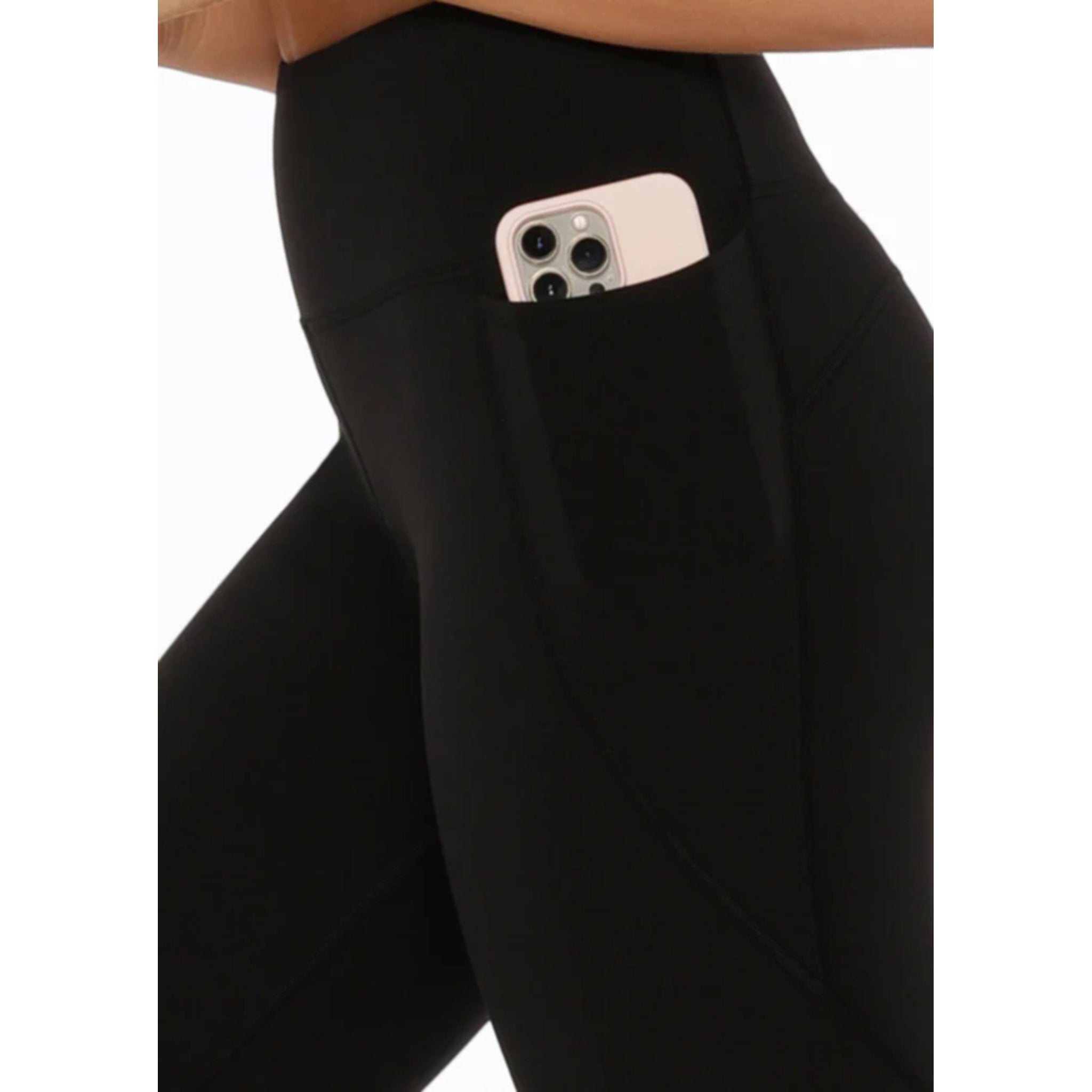 Lorna Jane Amy Phone Pocket 3/4 Tech Womens Tights