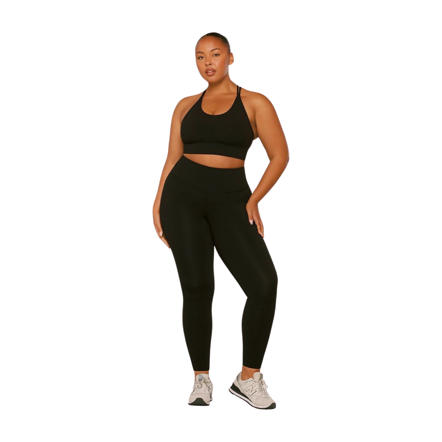 Lorna Jane Lotus No Chafe Full Length Womens Tights