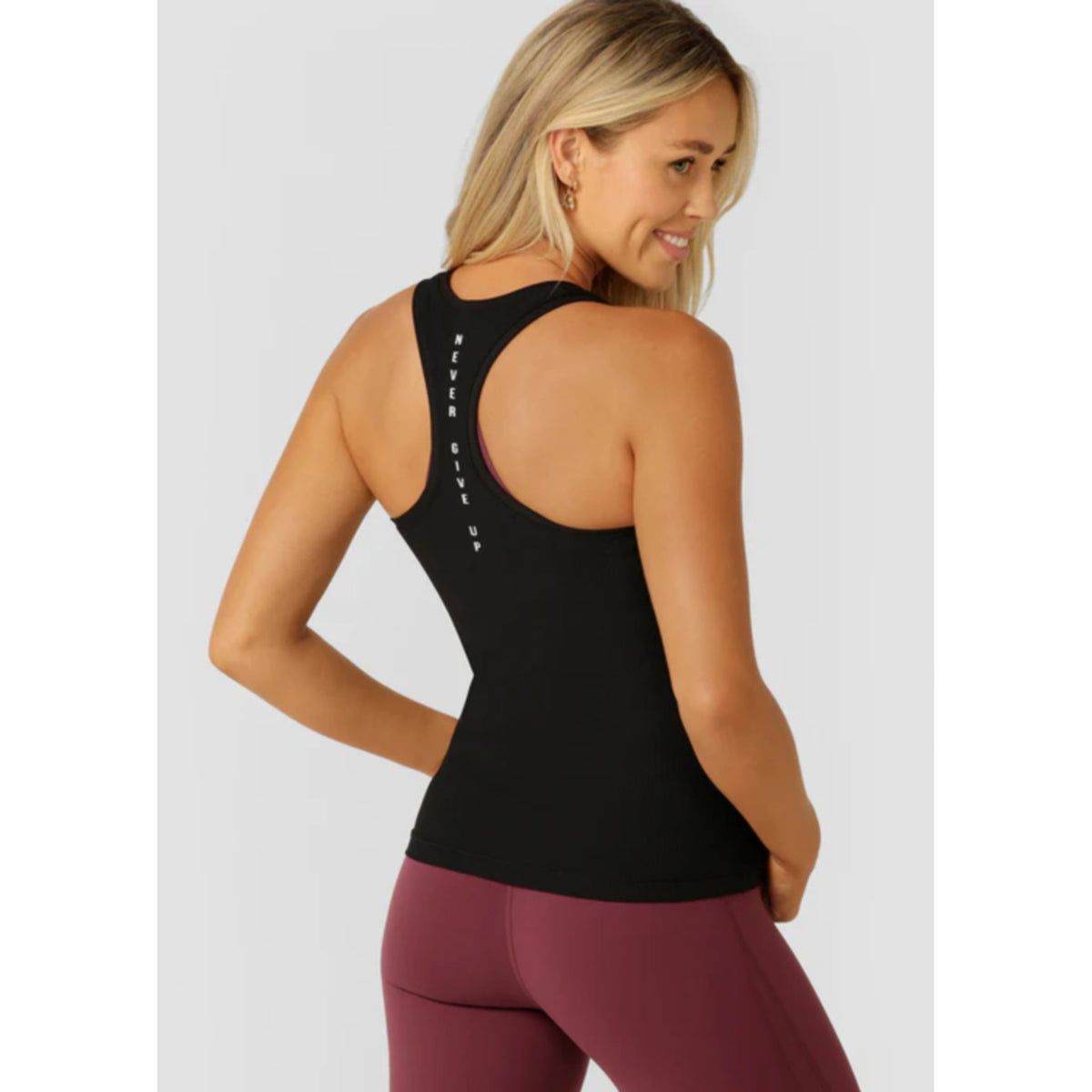 Lorna Jane Amy Fitted Active Womens Rib Tank
