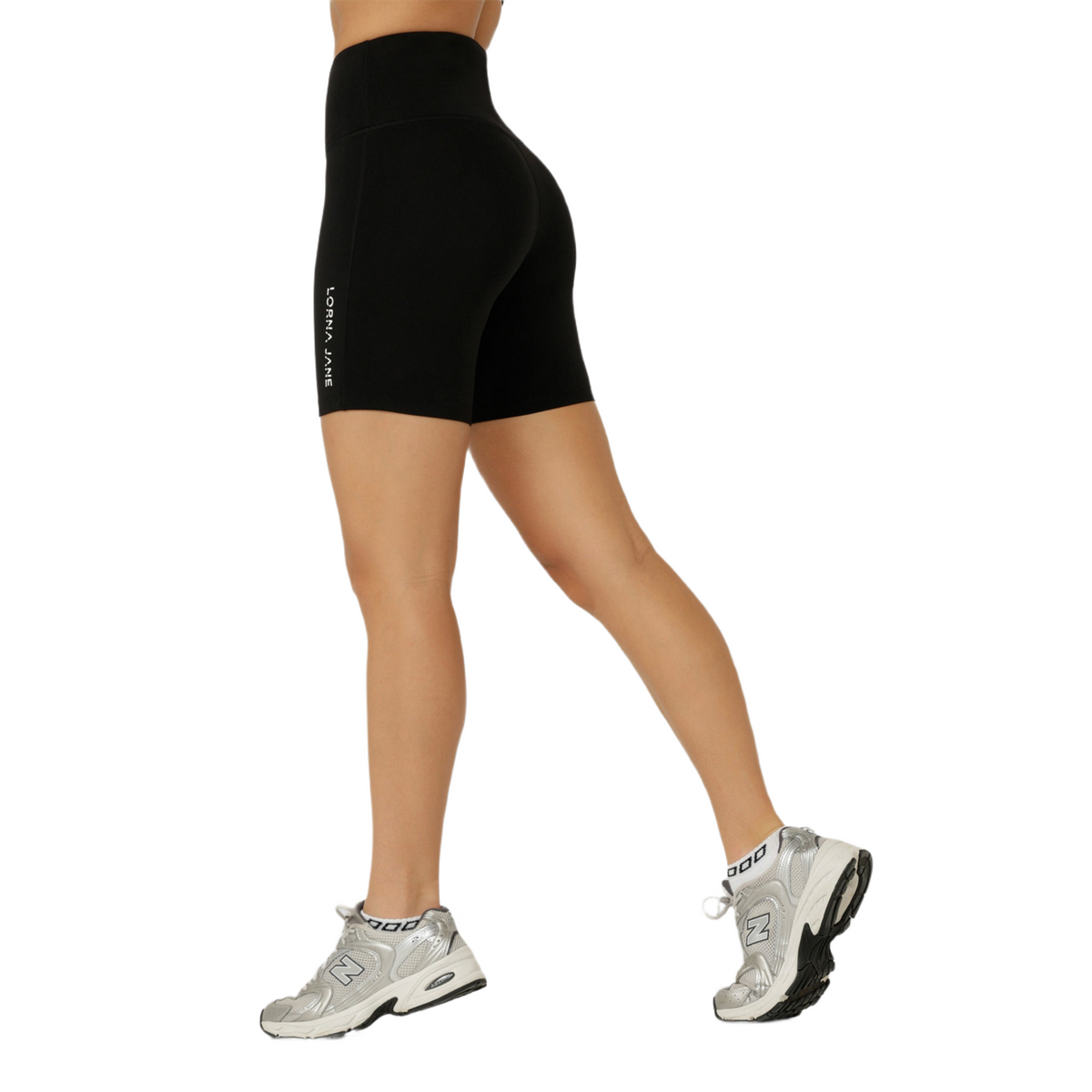 Lorna Jane Lotus No Chafe 16cm Womens Bike Shorts