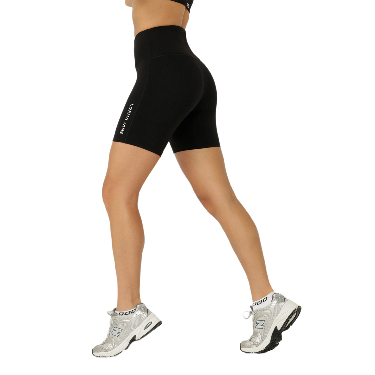 Lorna Jane Lotus No Chafe 16cm Womens Bike Shorts