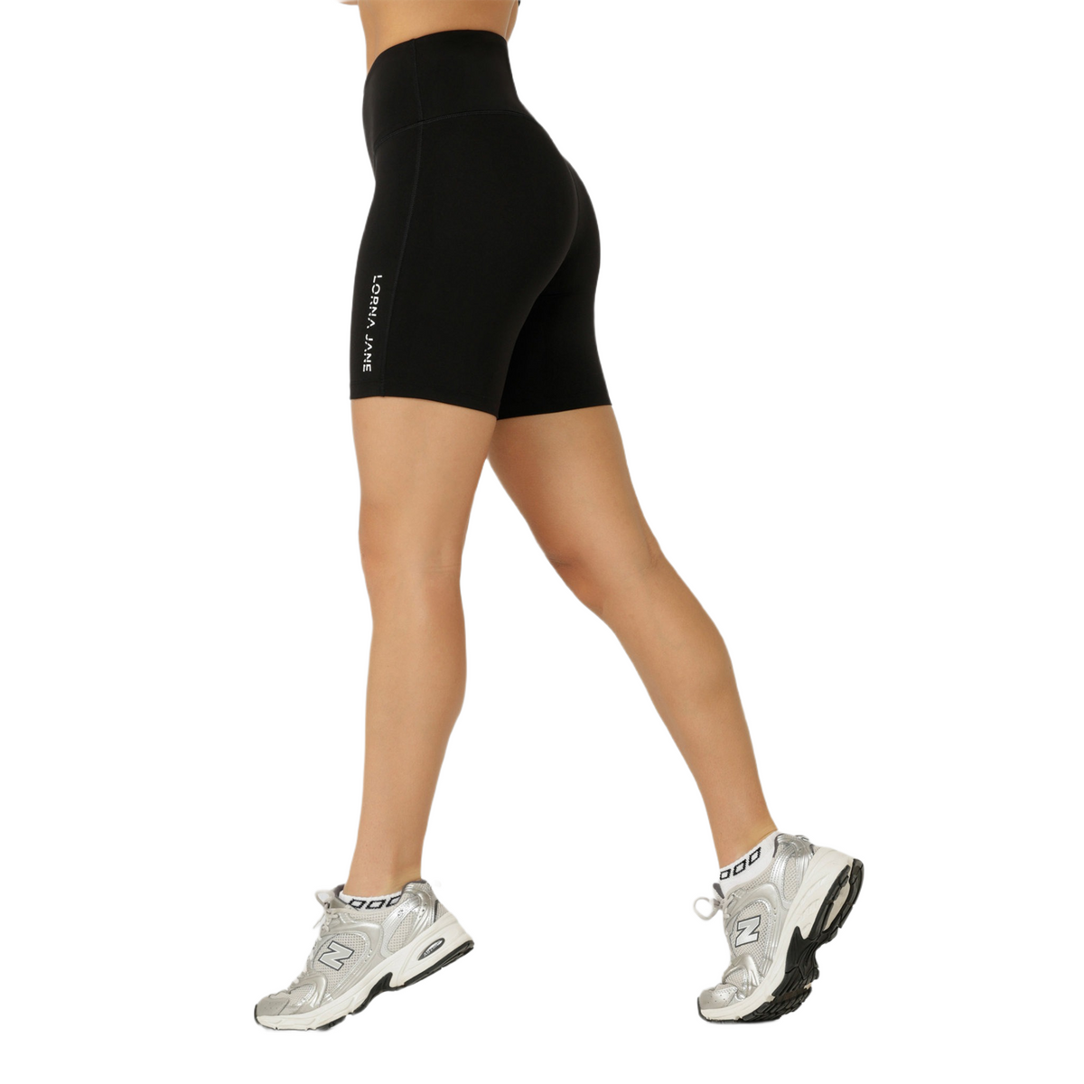 Lorna Jane Lotus No Chafe 16cm Womens Bike Shorts