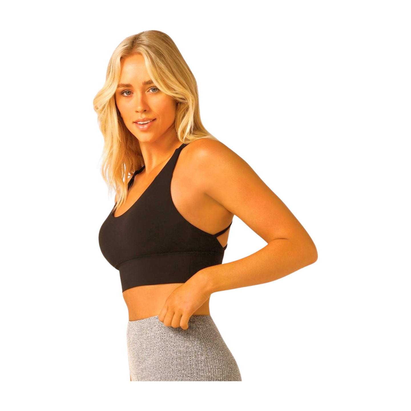 Lorna Jane Lotus Longline Womens Sports Bra