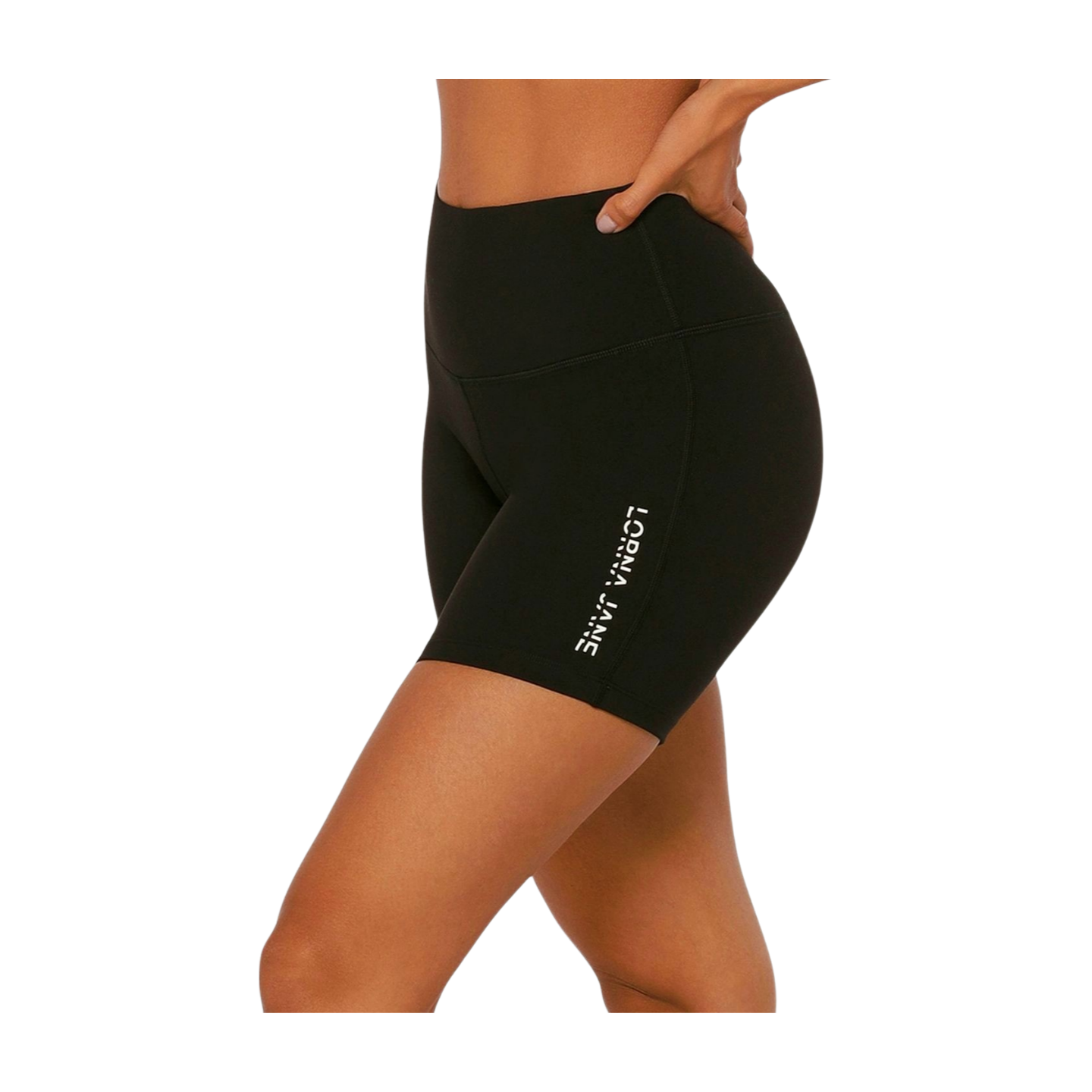 Lorna Jane Lotus No Chafe 16cm Womens Bike Shorts