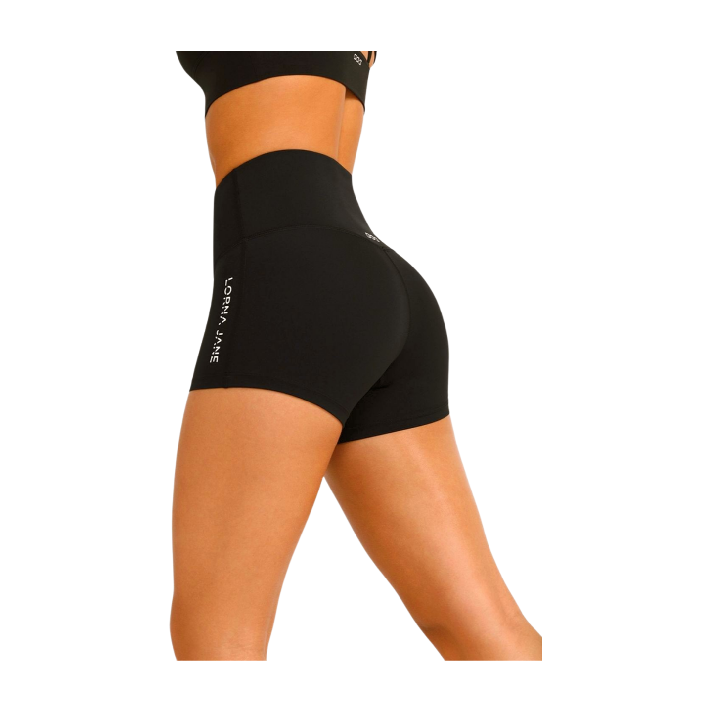 Lorna Jane Lotus No Chafe 9cm Womens Bike Shorts