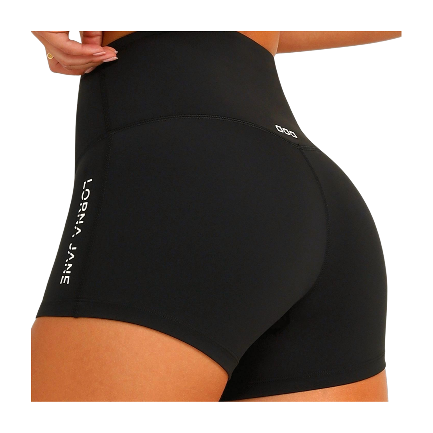 Lorna Jane Lotus No Chafe 9cm Womens Bike Shorts