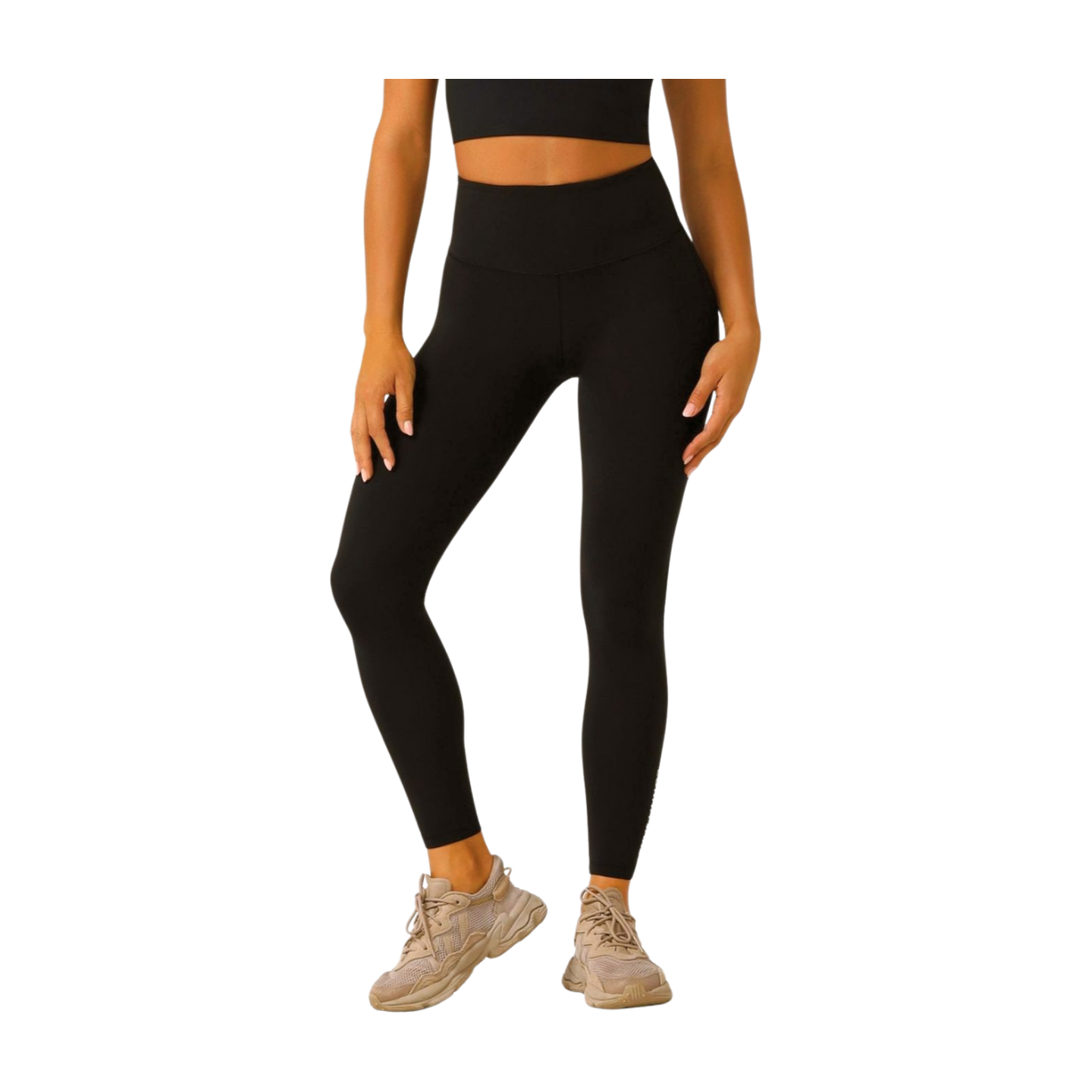 Lorna Jane Lotus No Chafe Ankle Biter Womens Tights