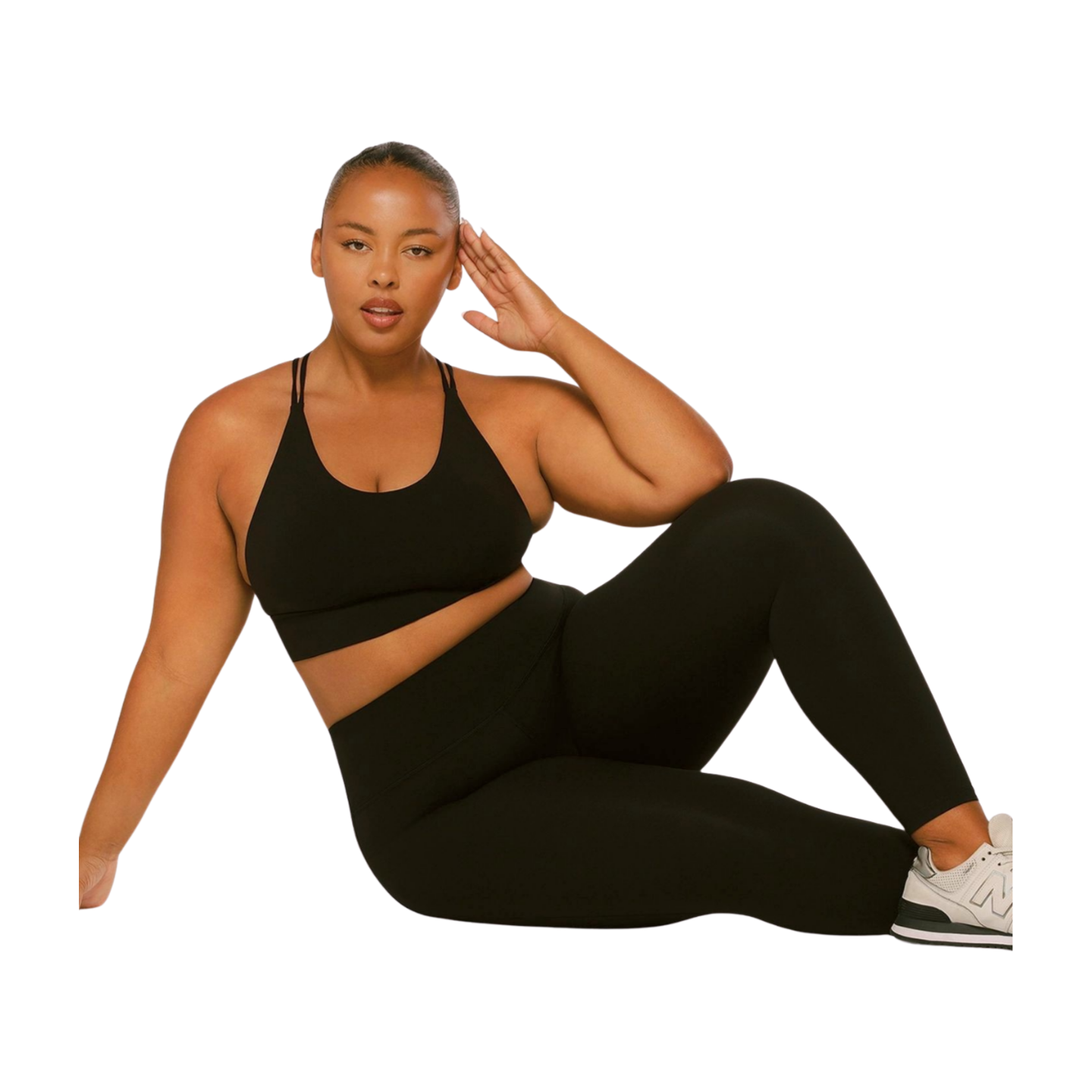Lorna Jane Lotus No Chafe Full Length Womens Tights