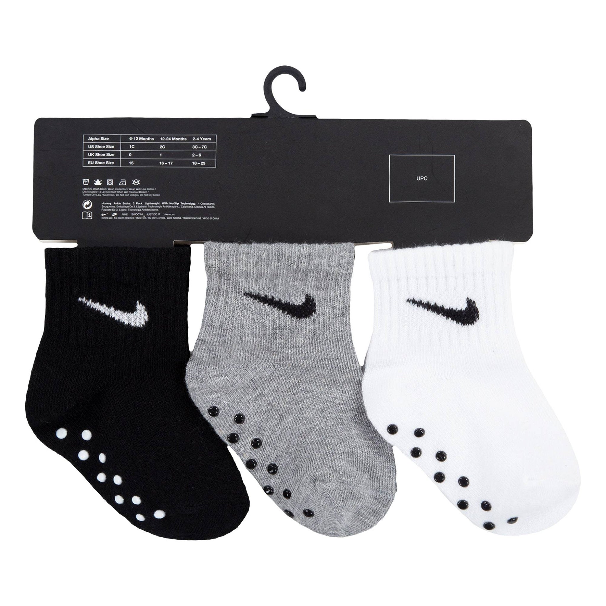 Nike Infant Ankle Socks 3 Pack