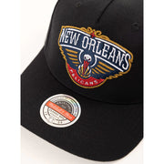 Mitchell & Ness Team Logo 5 Panel Classic Red Snapback - New Orleans Pelicans
