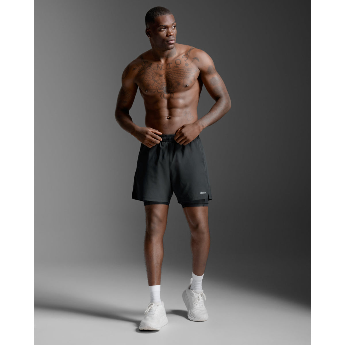 2XU Aero Mesh 2-in-1 5-Inch Mens Short
