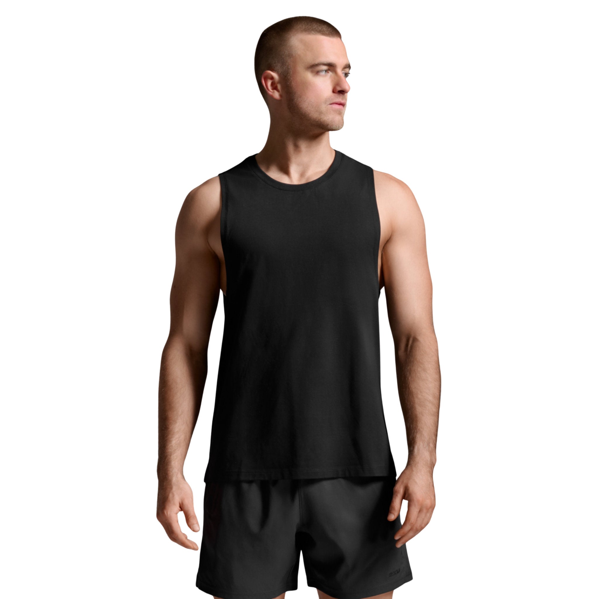 2XU Motion Cotton Flex Mens Tank