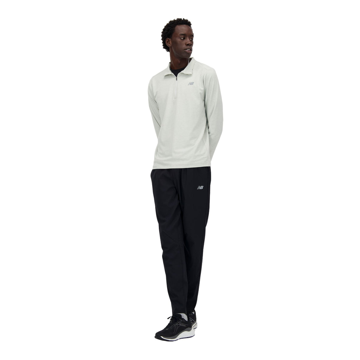 New Balance Sport Essentials Space Dye Mens Quarter-Zip
