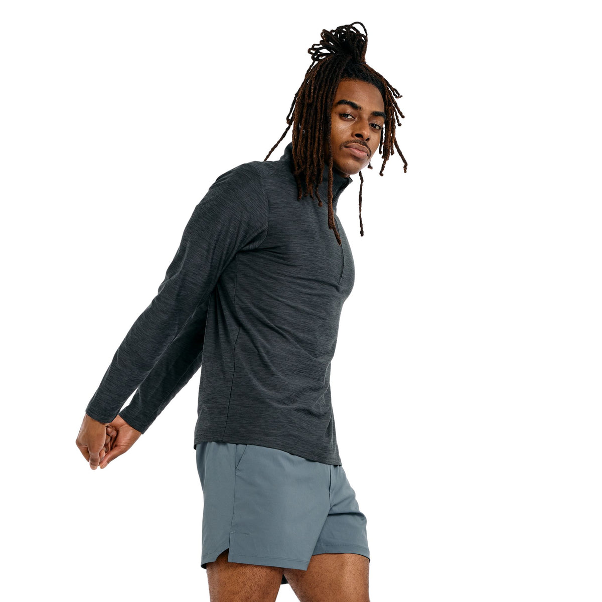 New Balance Sport Essentials Space Dye Mens Quarter-Zip