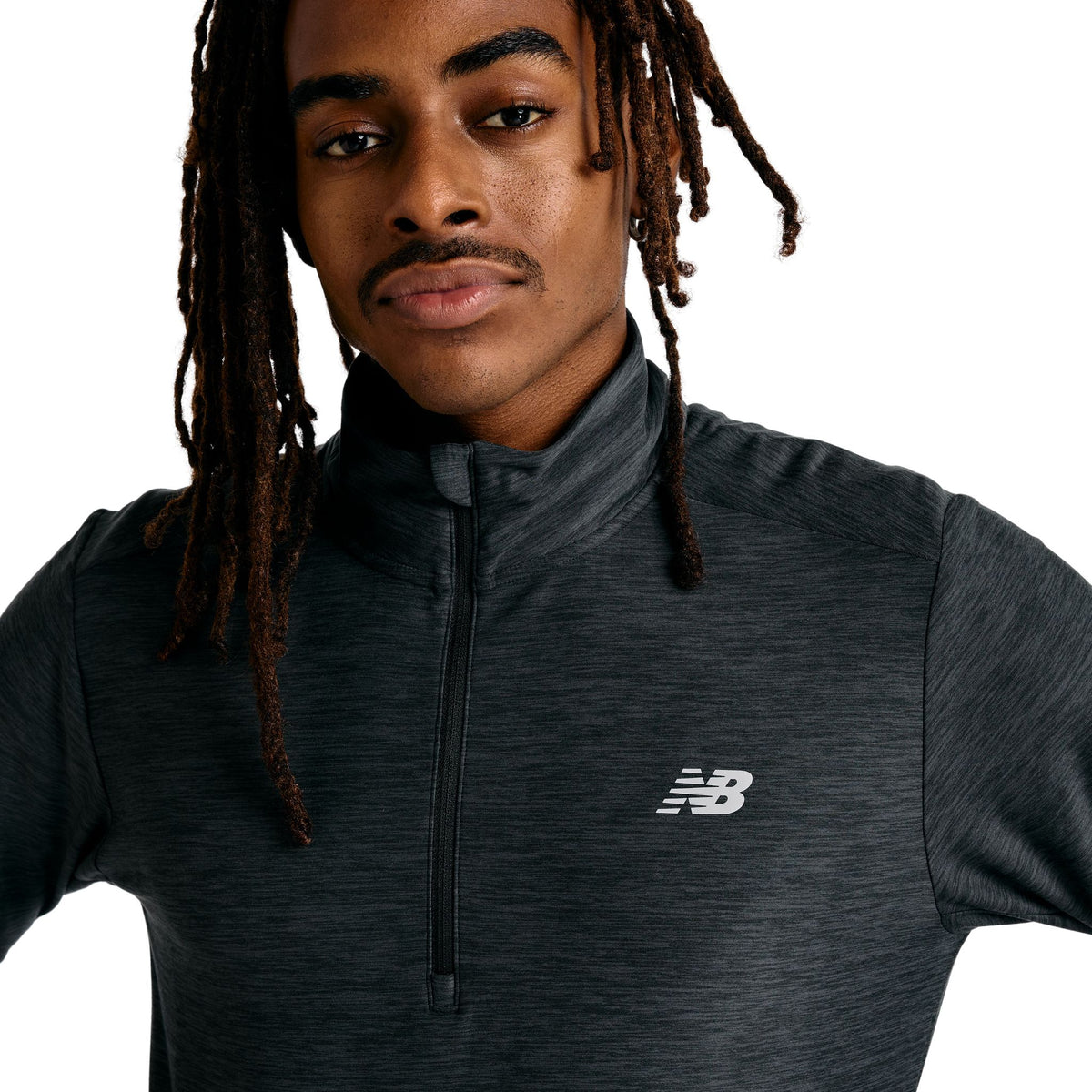 New Balance Sport Essentials Space Dye Mens Quarter-Zip