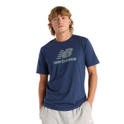 New Balance Heathertech Logo Mens Tee
