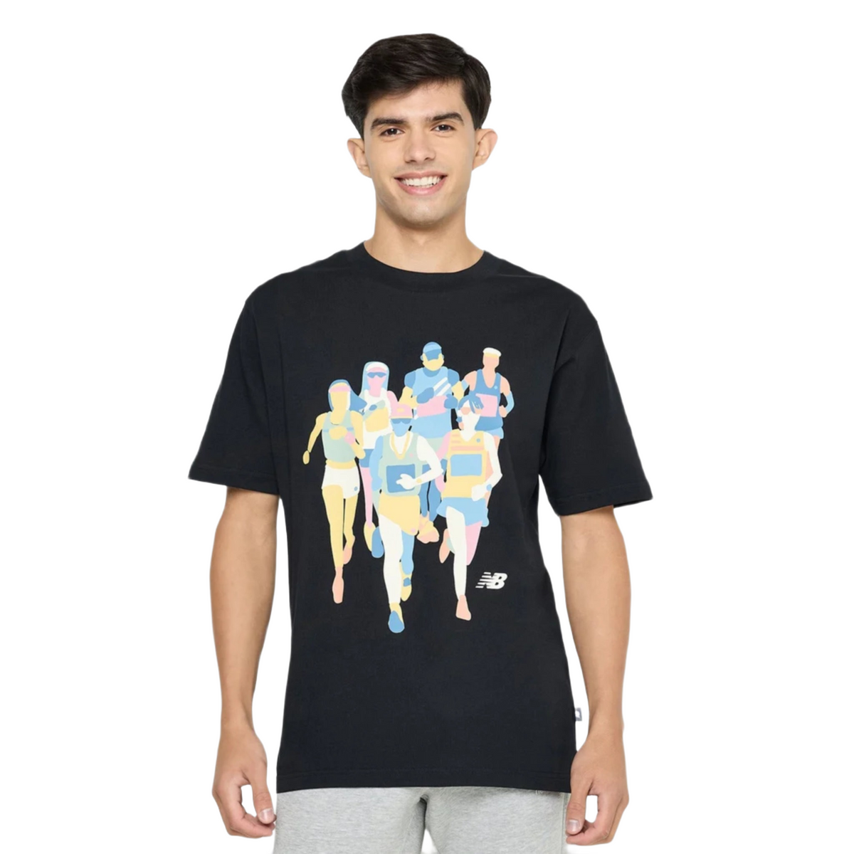 New Balance Athletics System That Runs Mens Tee