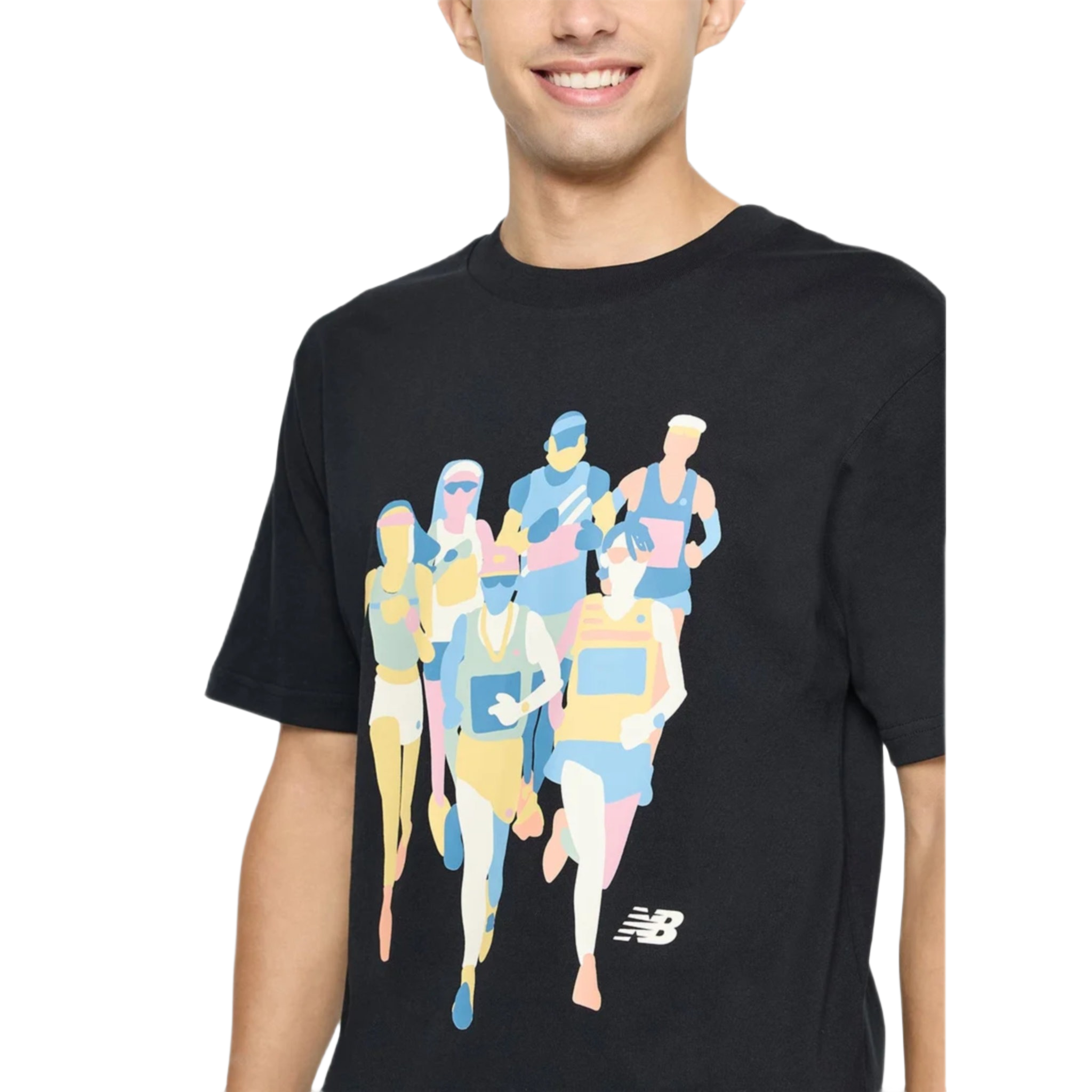 New Balance Athletics System That Runs Mens Tee