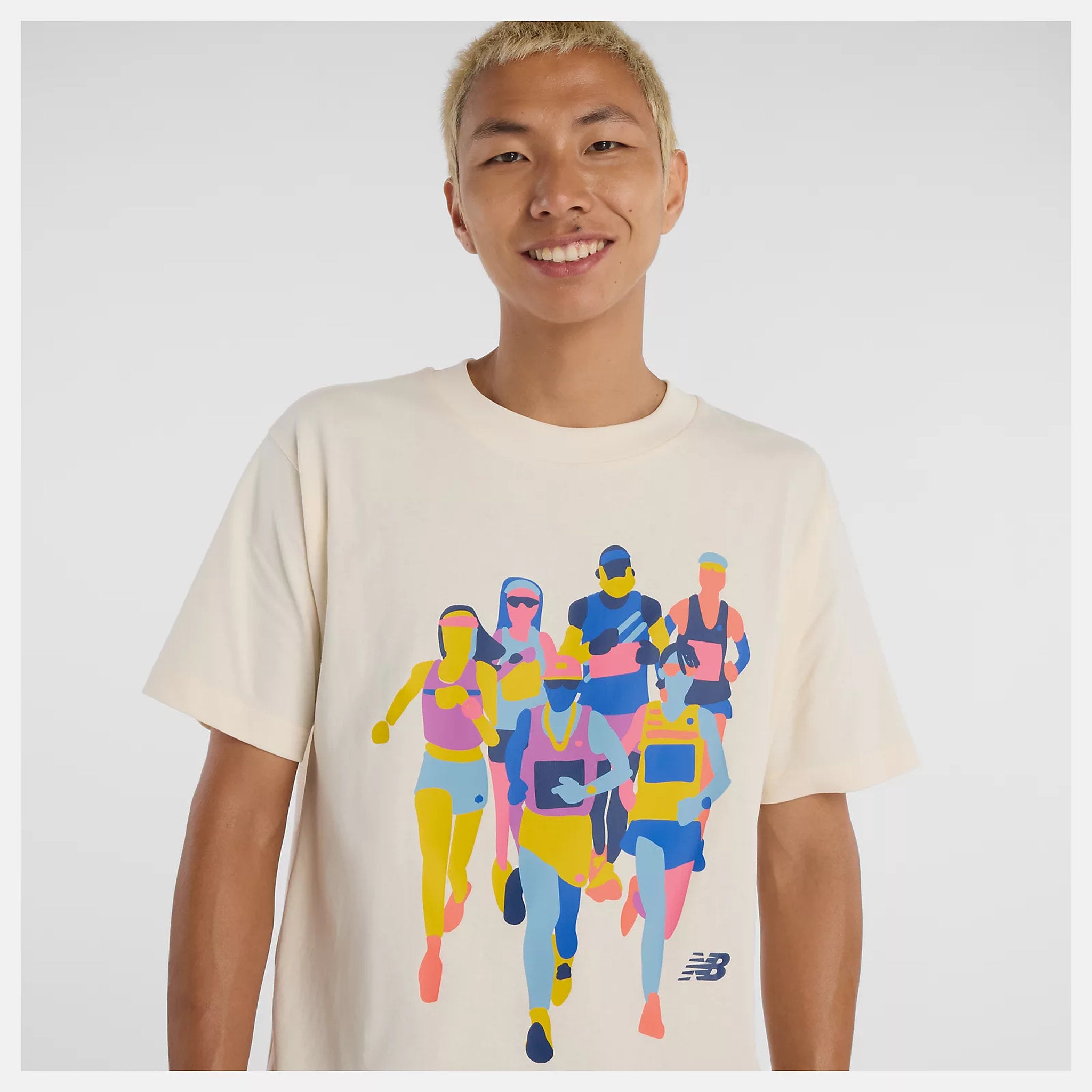 New Balance Athletics System That Runs Mens Tee