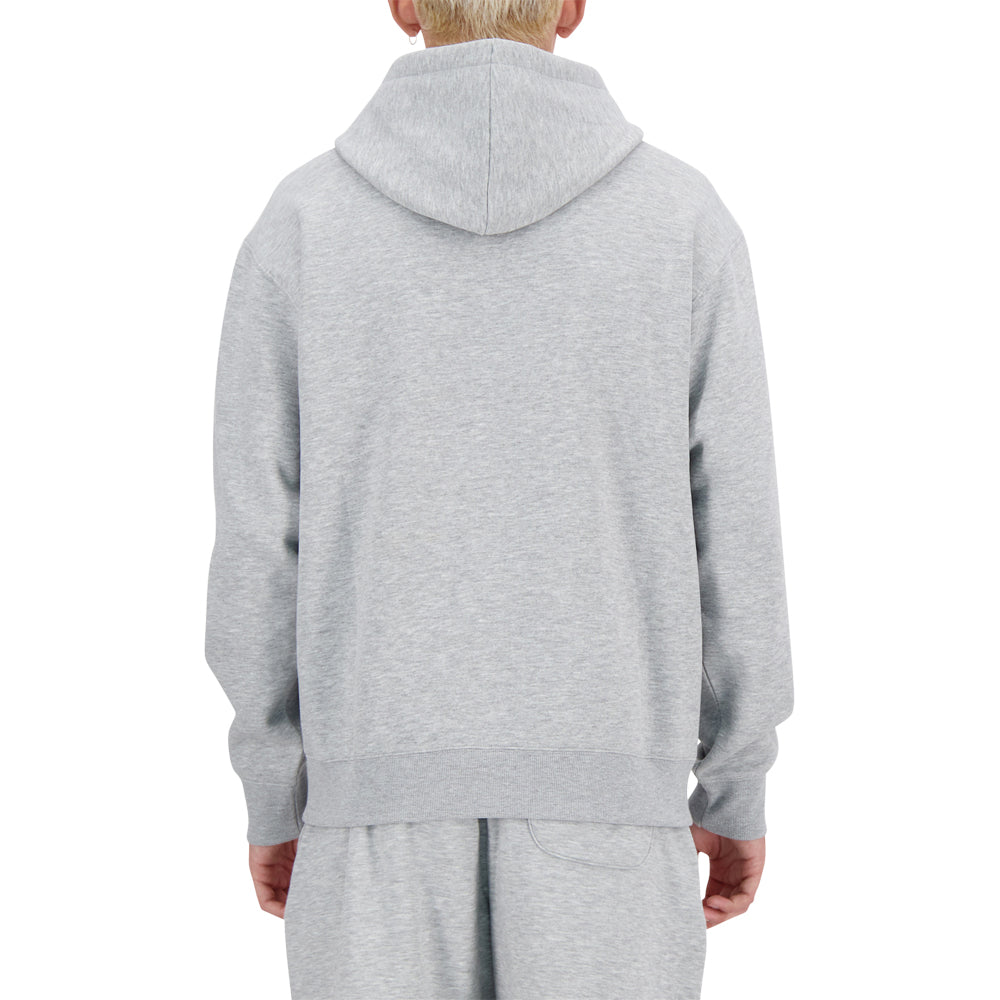 New Balance Brushed Small Logo Mens Hoodie