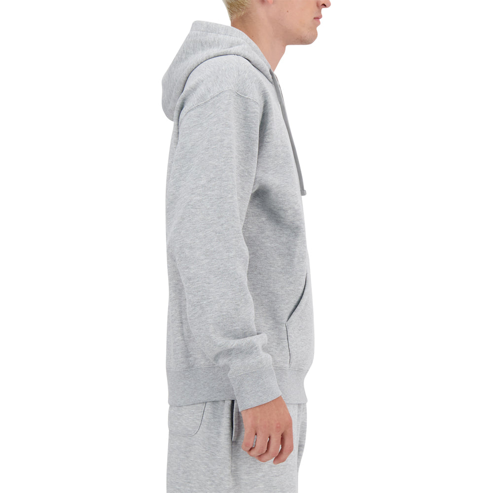 New Balance Brushed Small Logo Mens Hoodie