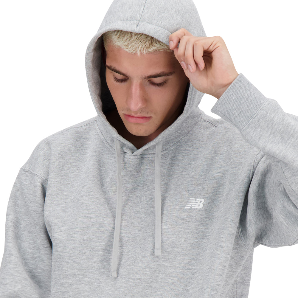 New Balance Brushed Small Logo Mens Hoodie