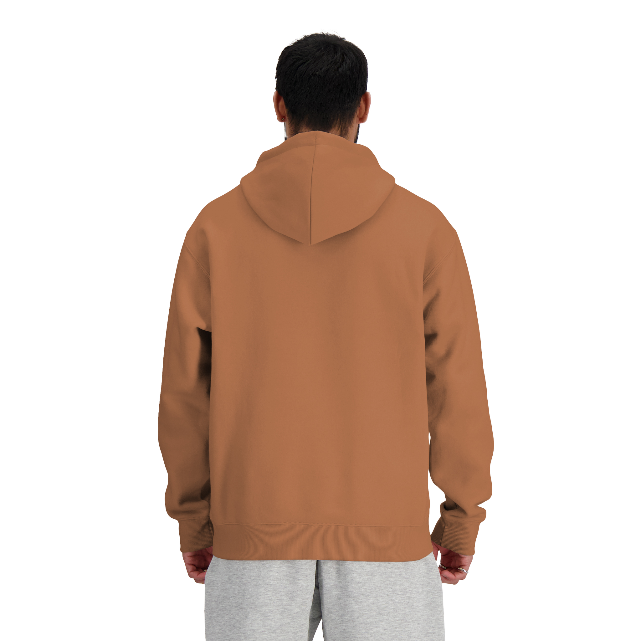 New Balance Brushed Small Logo Mens Hoodie
