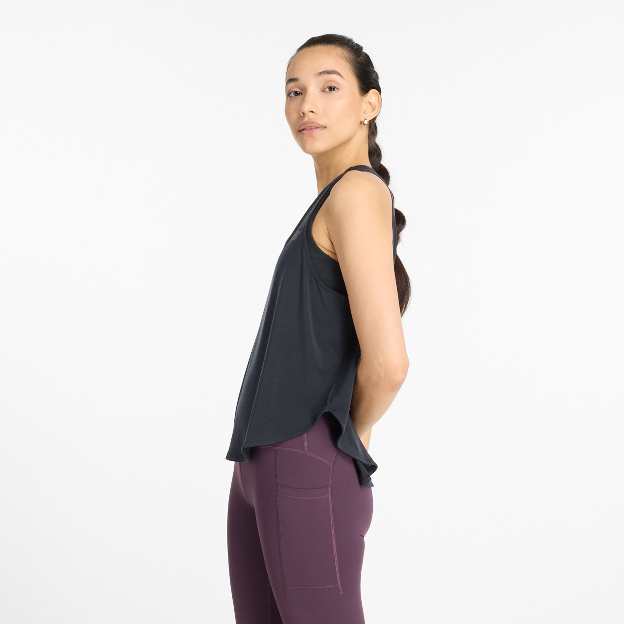 New Balance Drapey Jersey Womens Tank