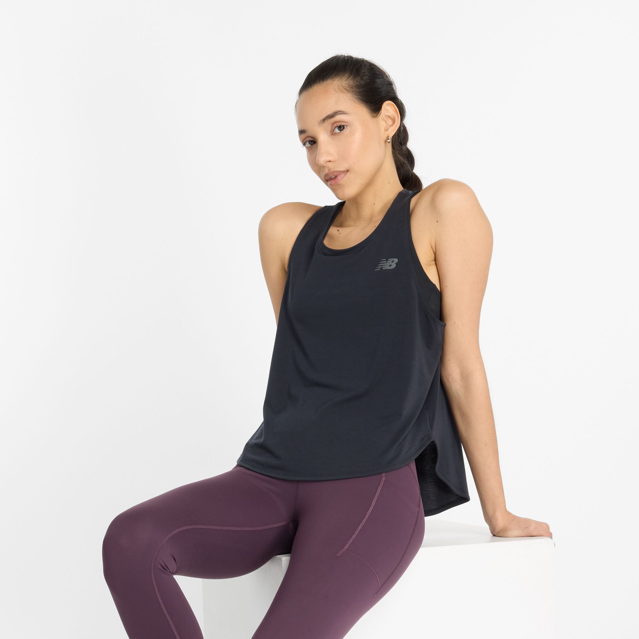 New Balance Drapey Jersey Womens Tank
