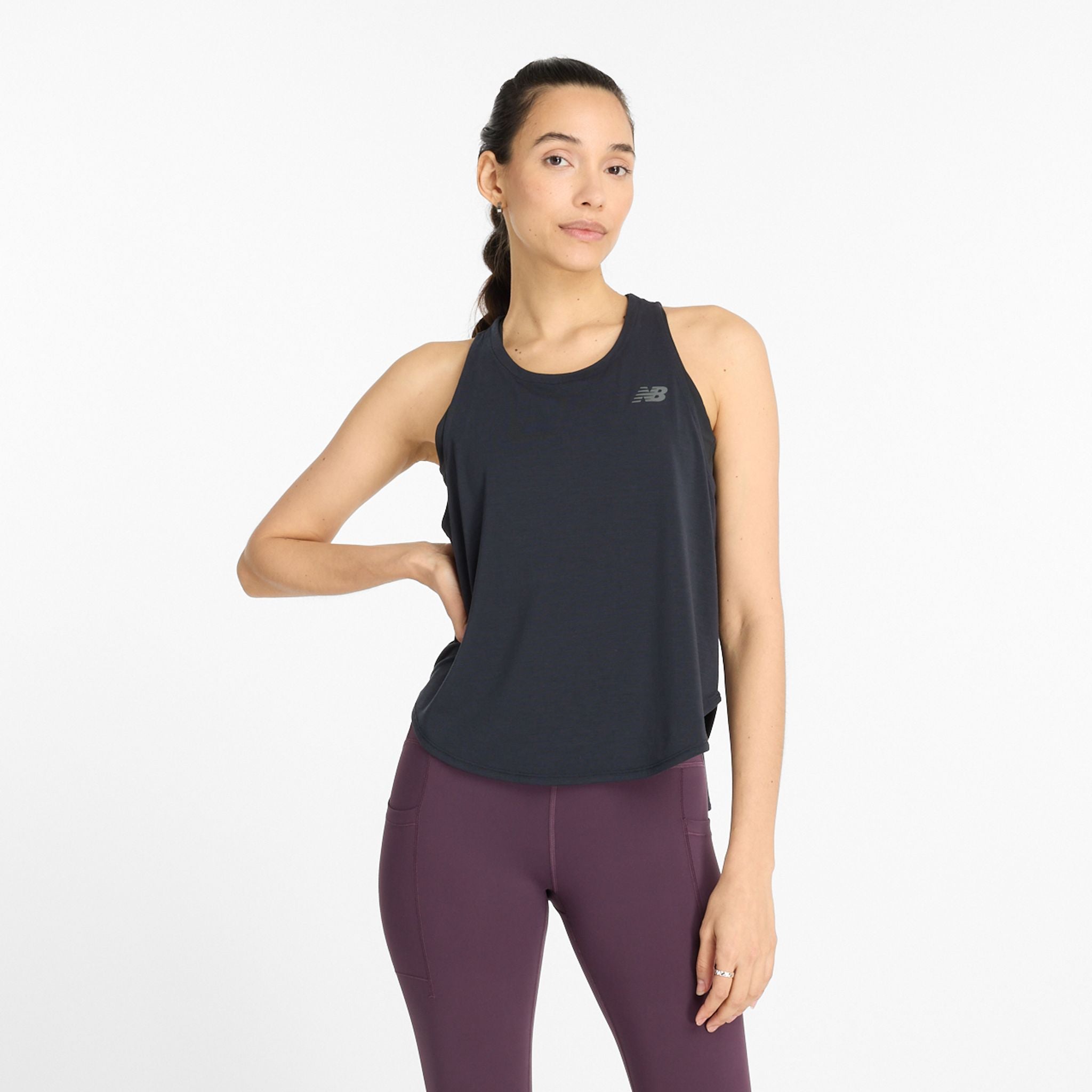 New Balance Drapey Jersey Womens Tank