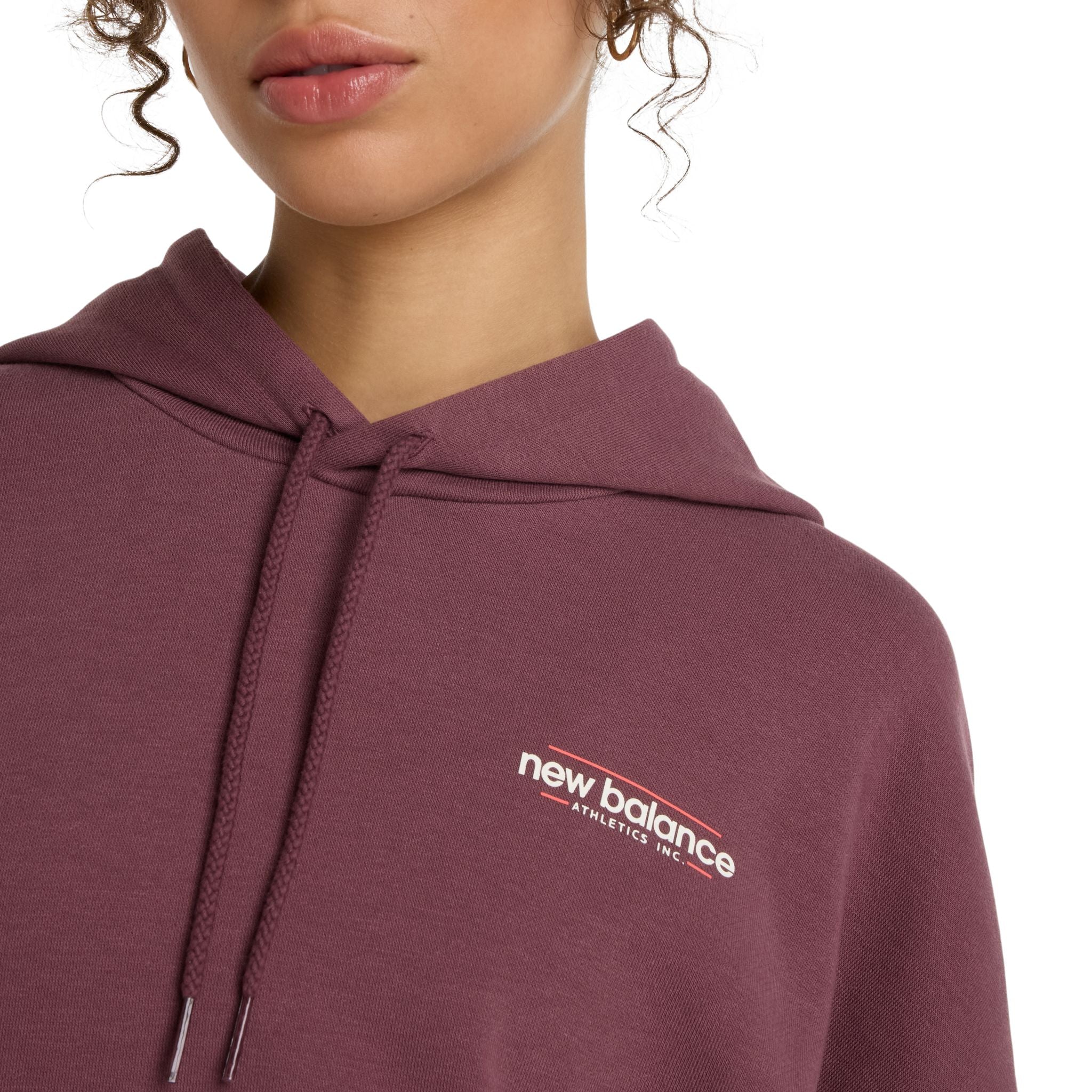 New Balance Multi Colour Logo Womens Hoodie