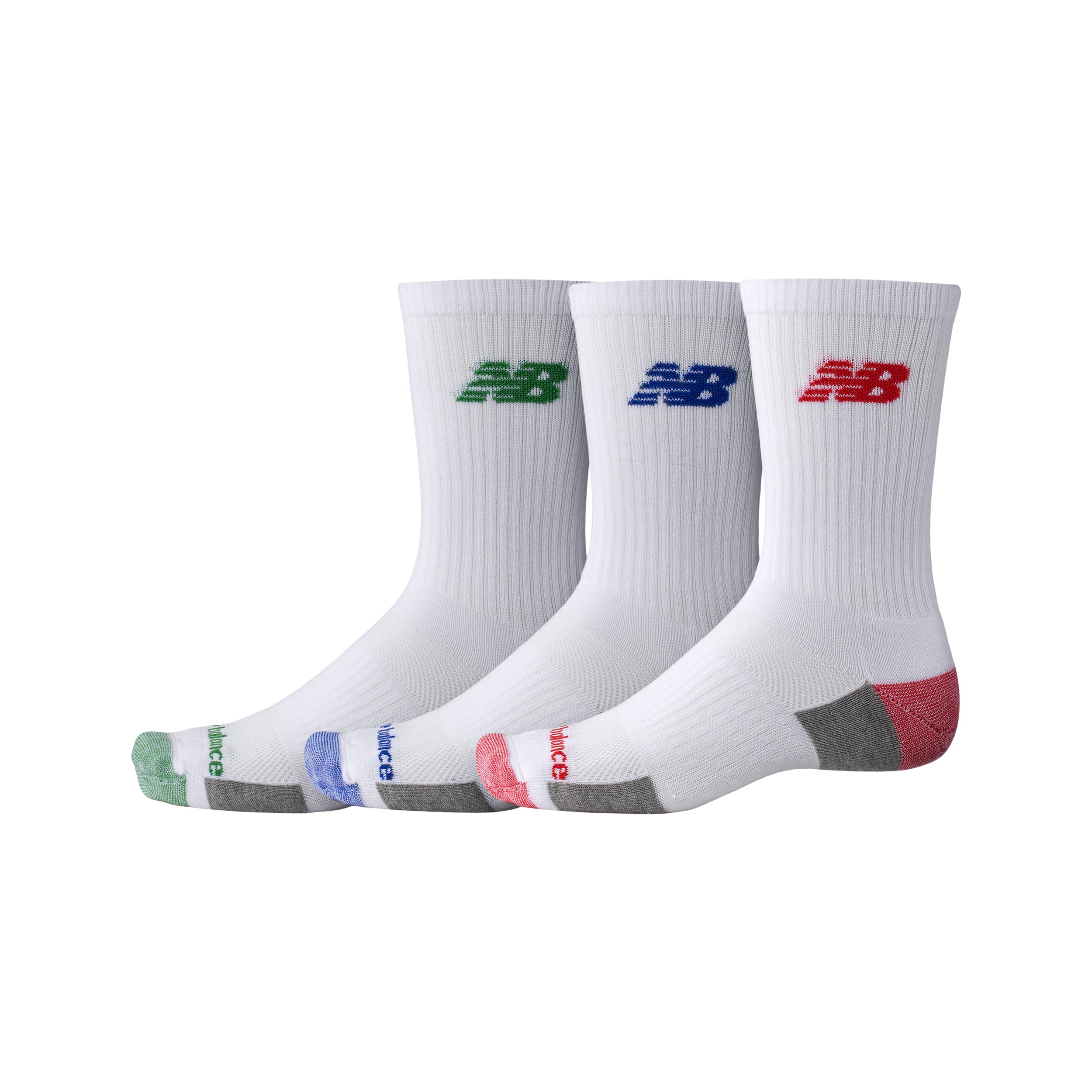 New Balance Performance Cushioned Crew 3 Pack