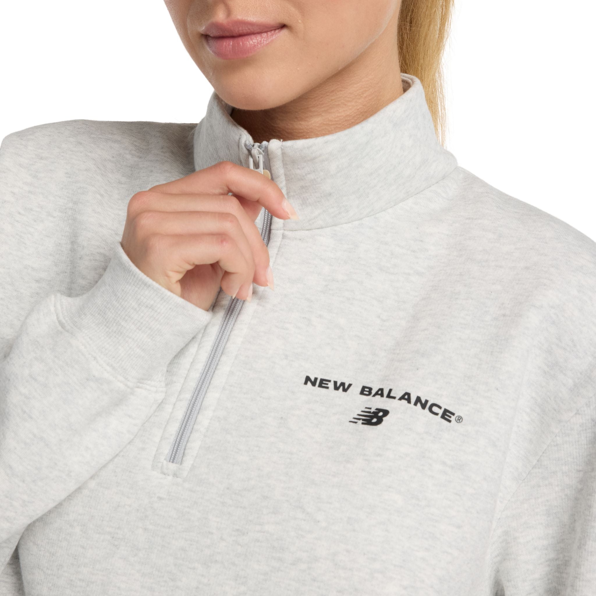 New Balance Reimagined Fleece Womens Half Zip
