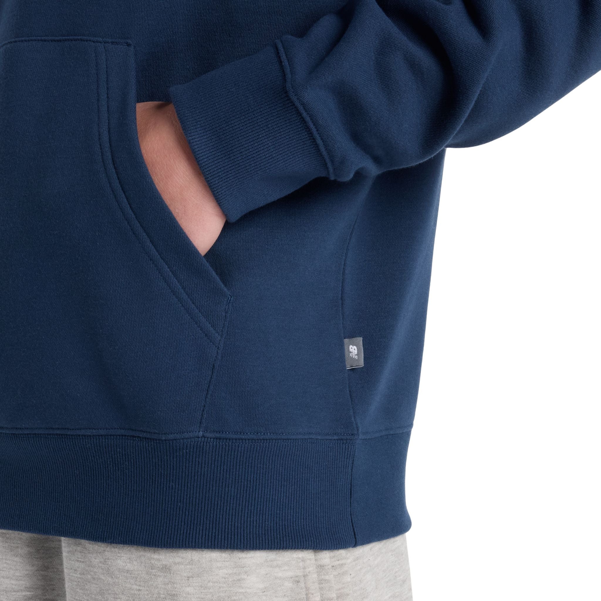 New Balance Relaxed Linear Athletics Mens Hoodie