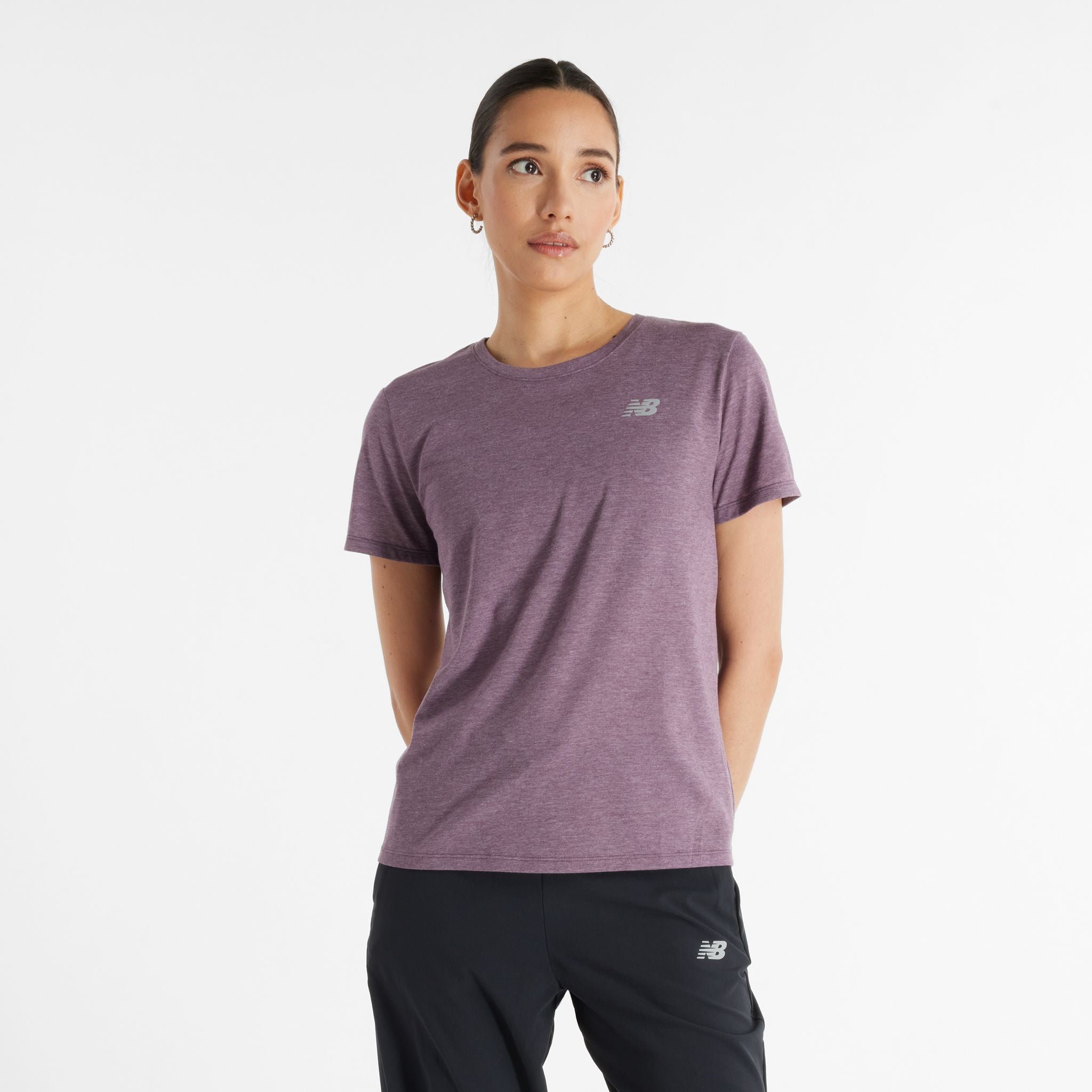 New Balance Sport Essentials Heathertech Womens Tee