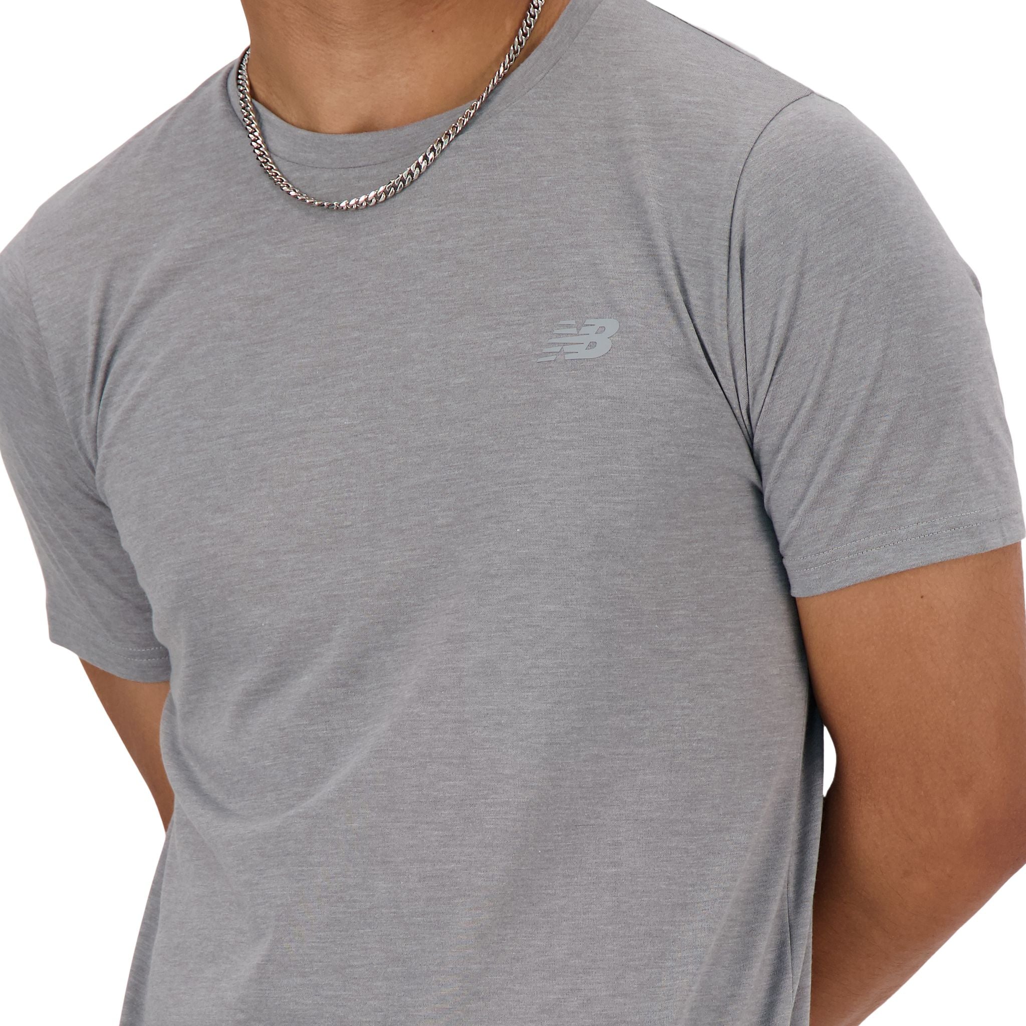 New Balance Sport Essentials Heathertech Mens Tee