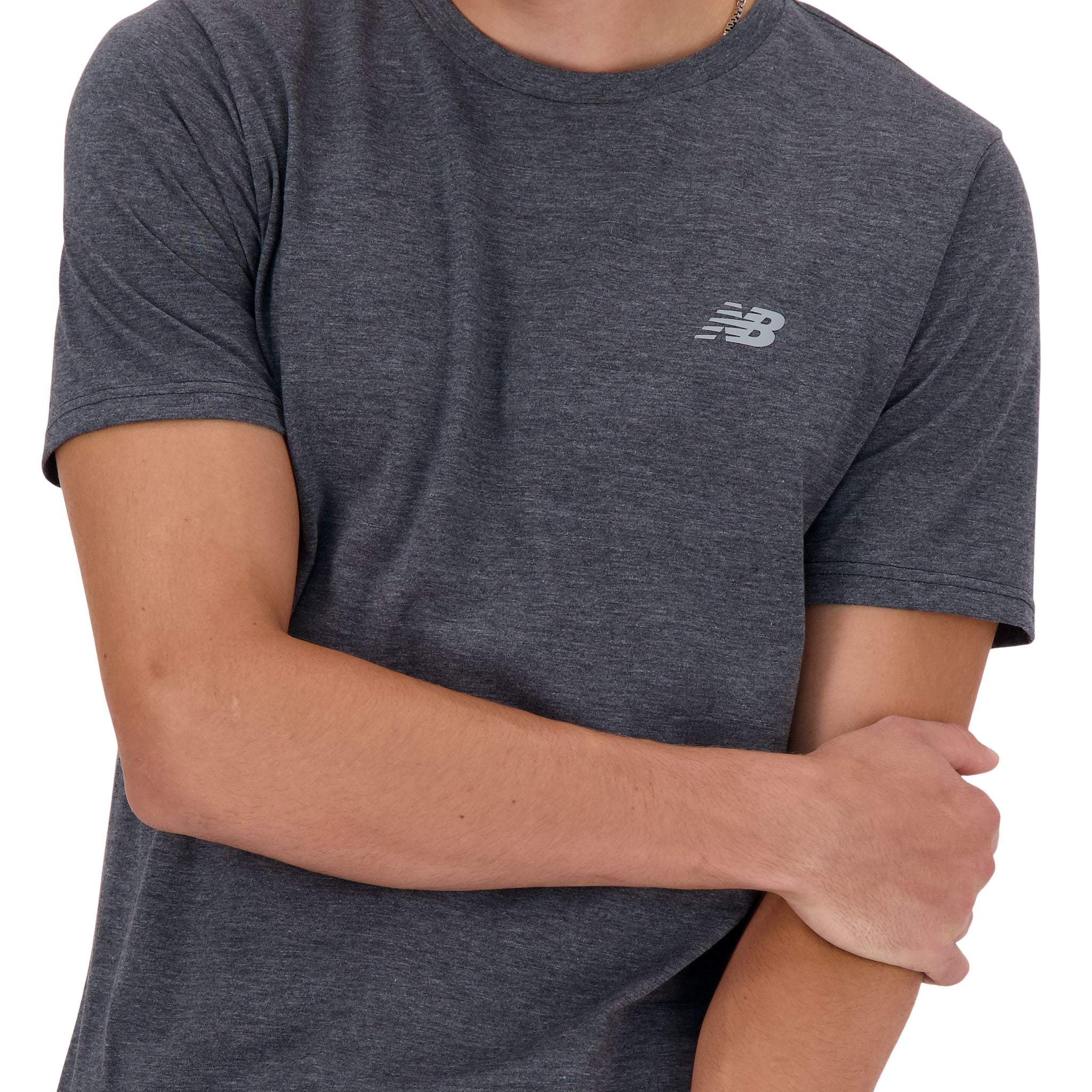 New Balance Sport Essentials Heathertech Mens Tee