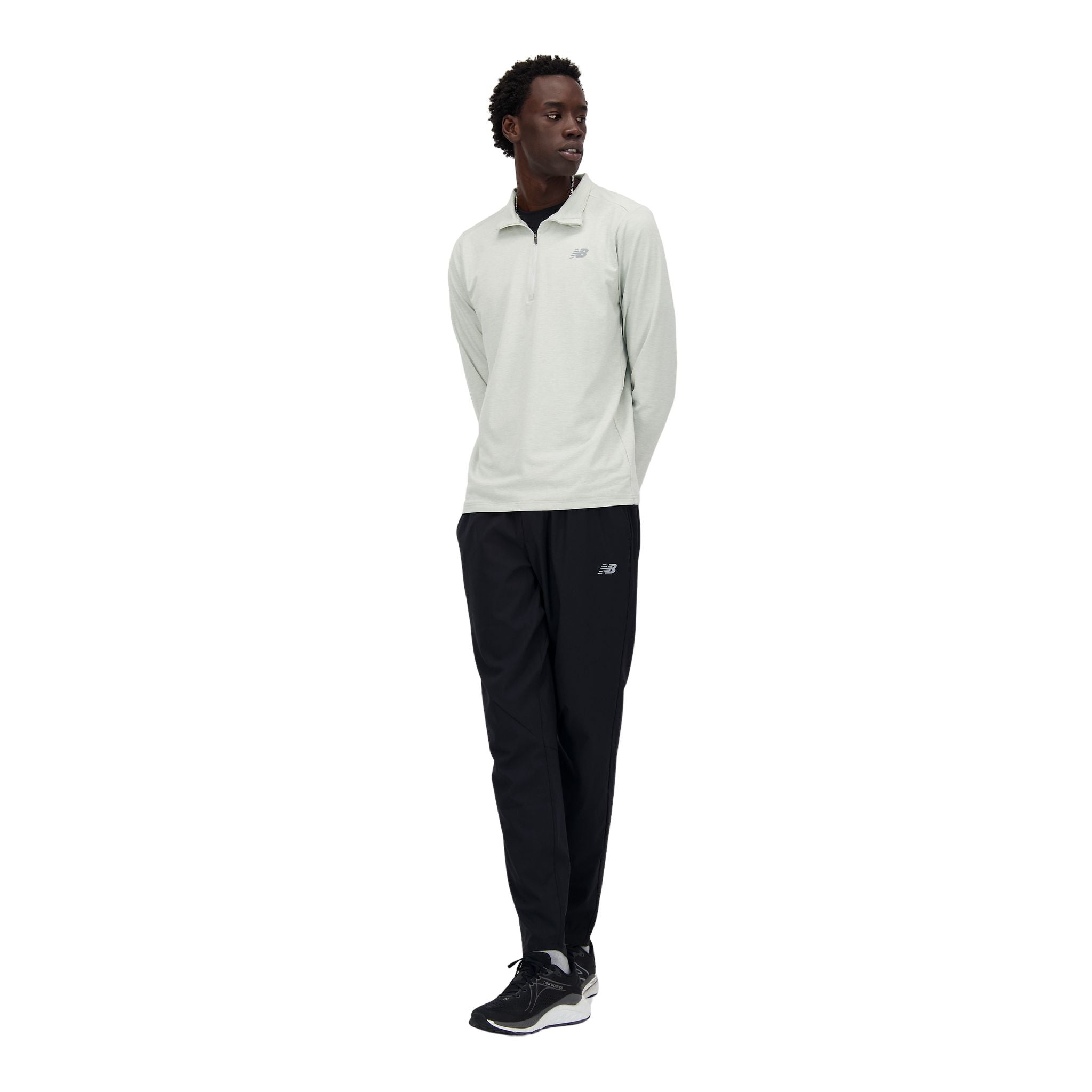 New Balance Sport Essentials Space Dye Mens Quarter Zip