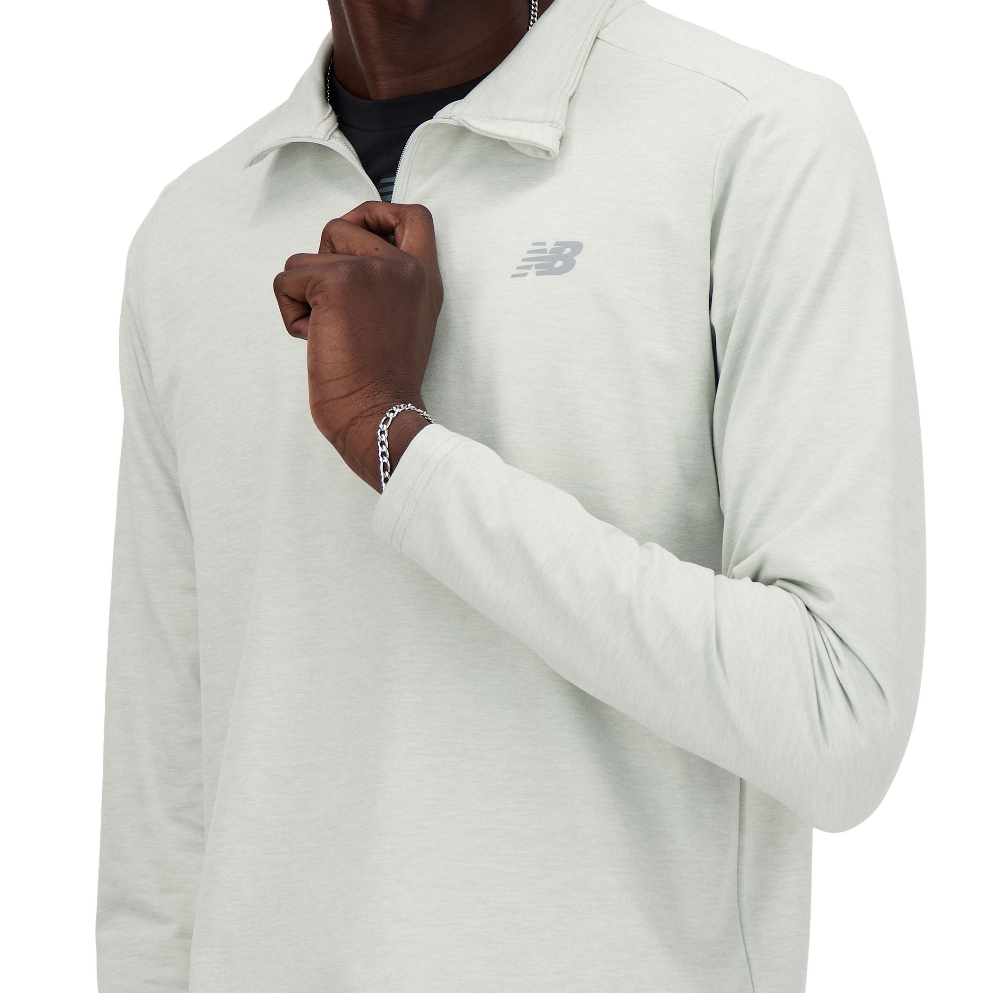 New Balance Sport Essentials Space Dye Mens Quarter Zip
