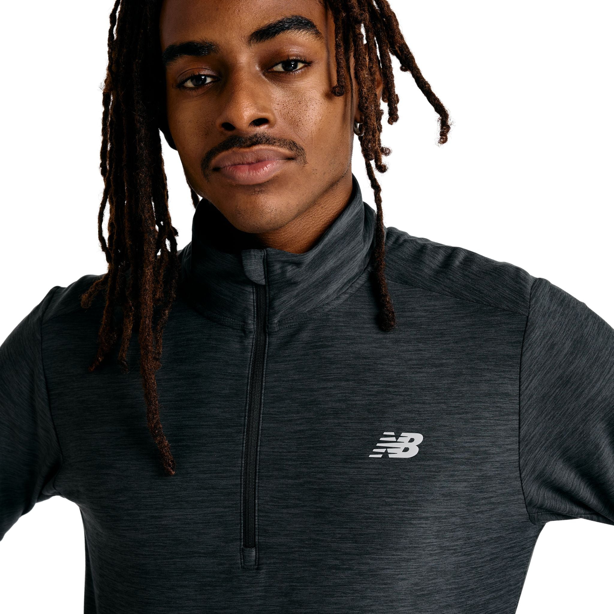 New Balance Sport Essentials Space Dye Mens Quarter Zip