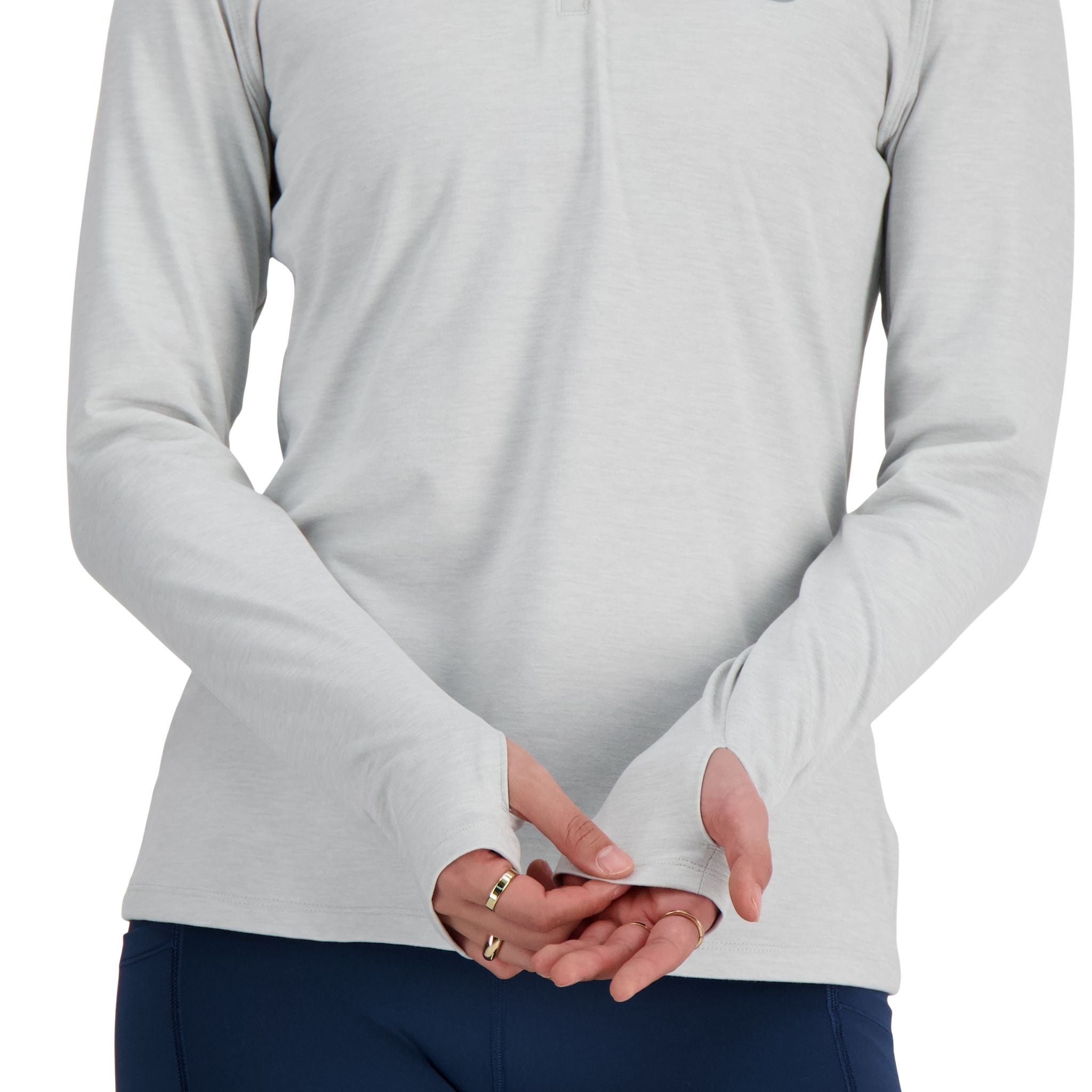 New Balance Sport Essentials Space Dye Womens Quarter Zip