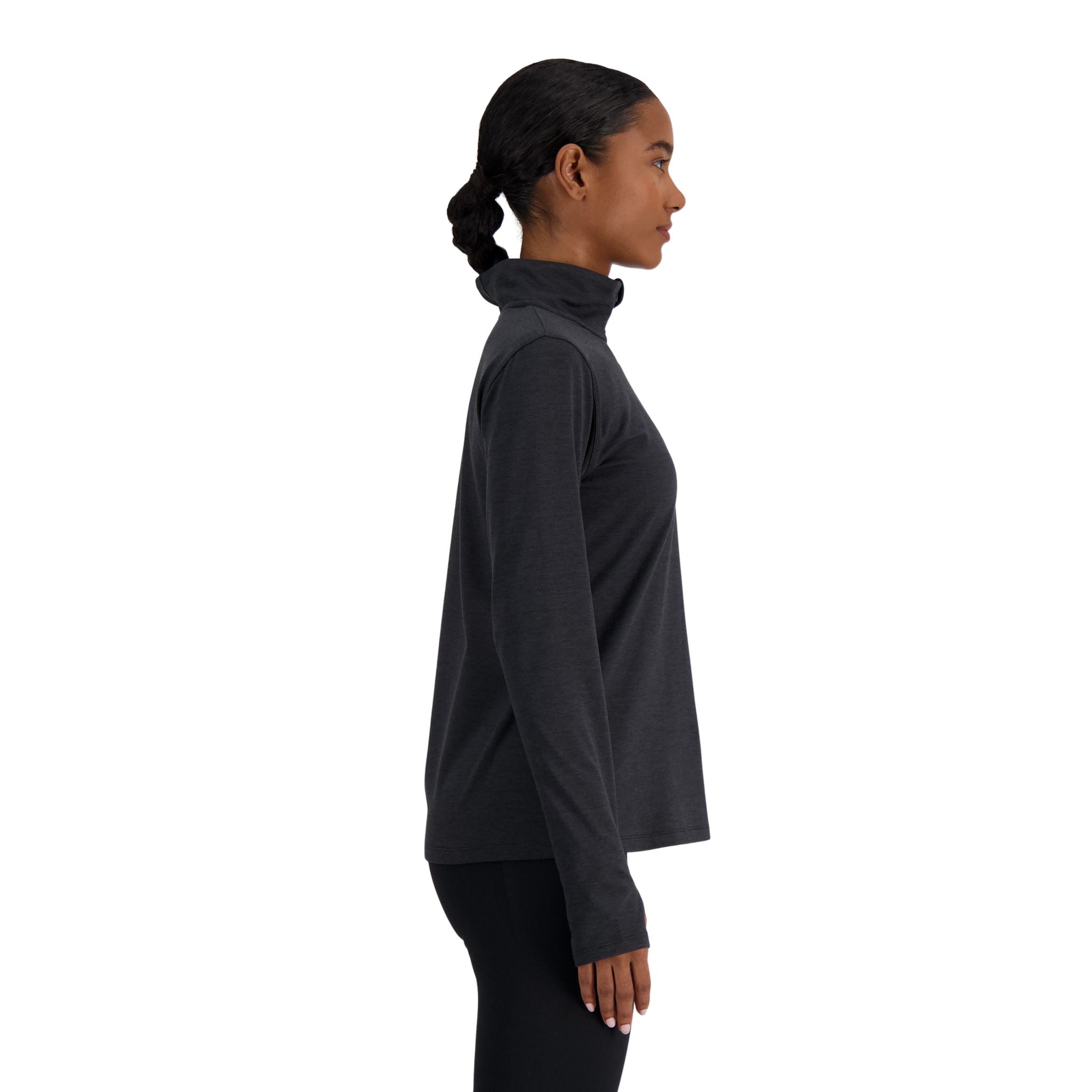 New Balance Sport Essentials Space Dye Womens Quarter Zip