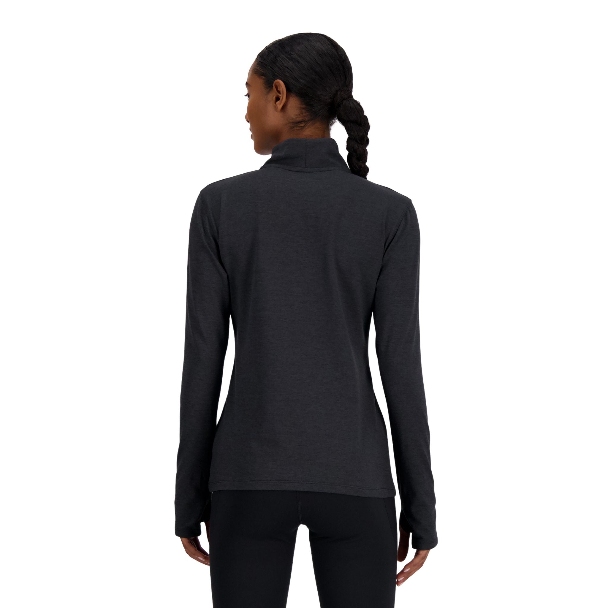 New Balance Sport Essentials Space Dye Womens Quarter Zip