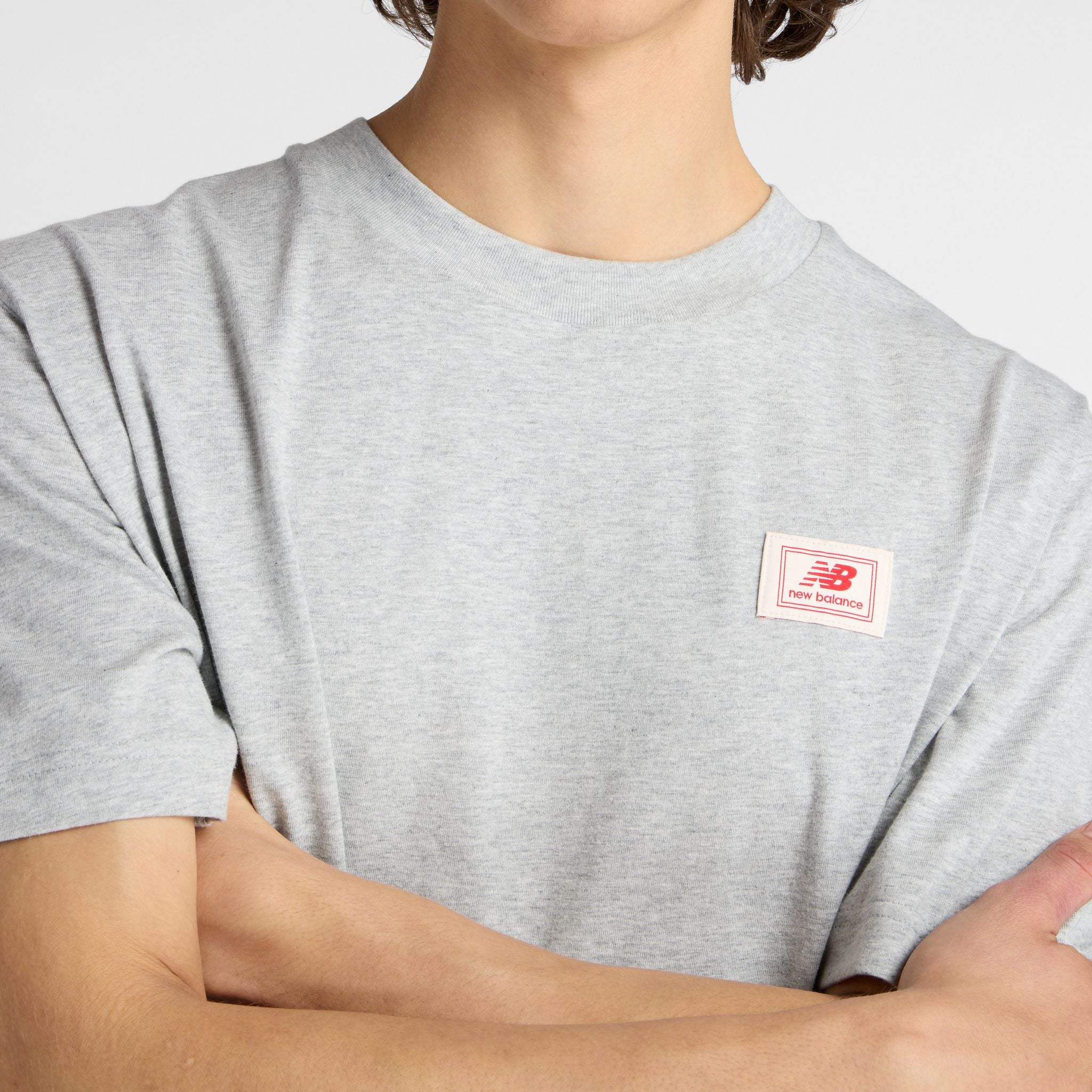 New Balance Woven Label Mens Tee