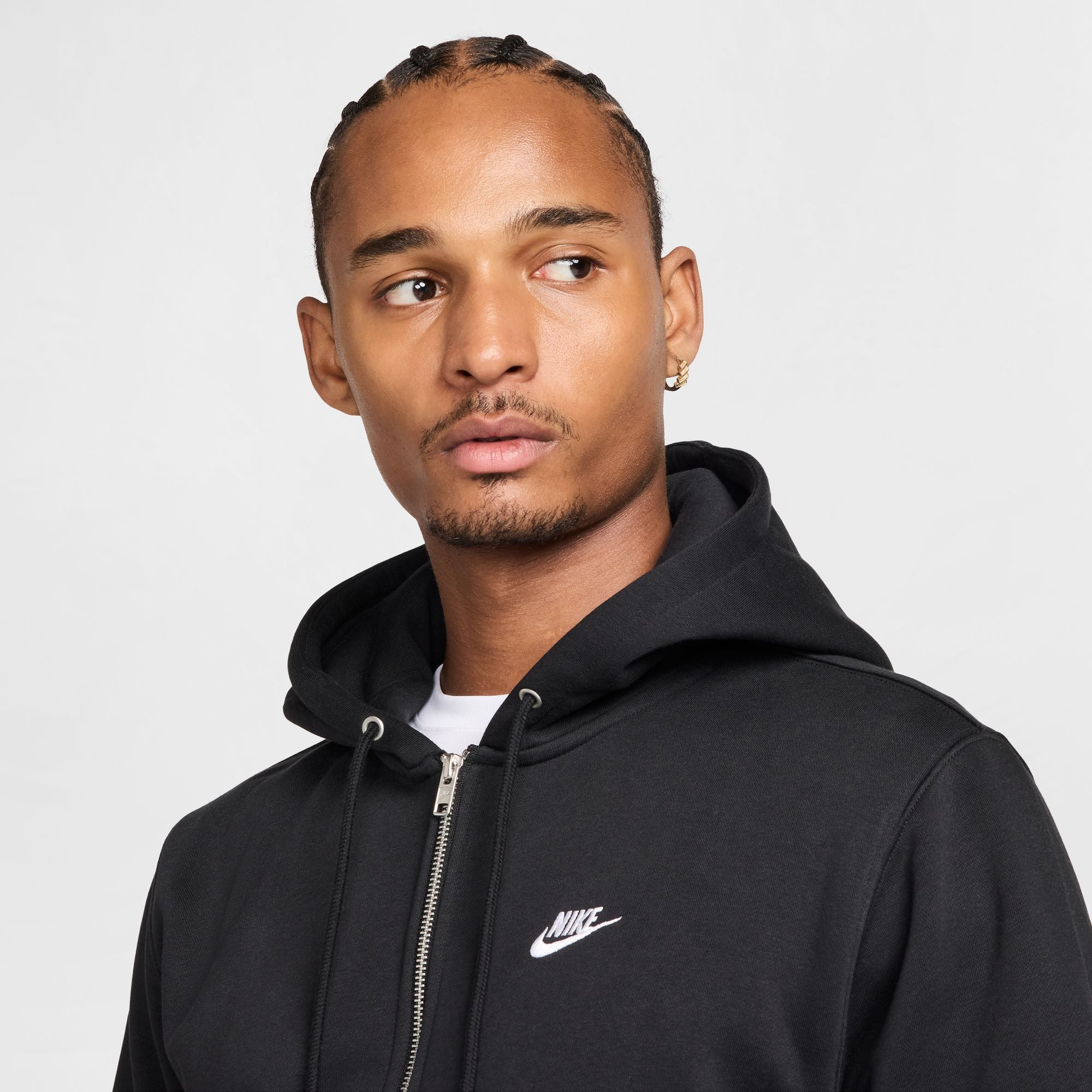 Nike Club Full-Zip Fleece Mens Hoodie